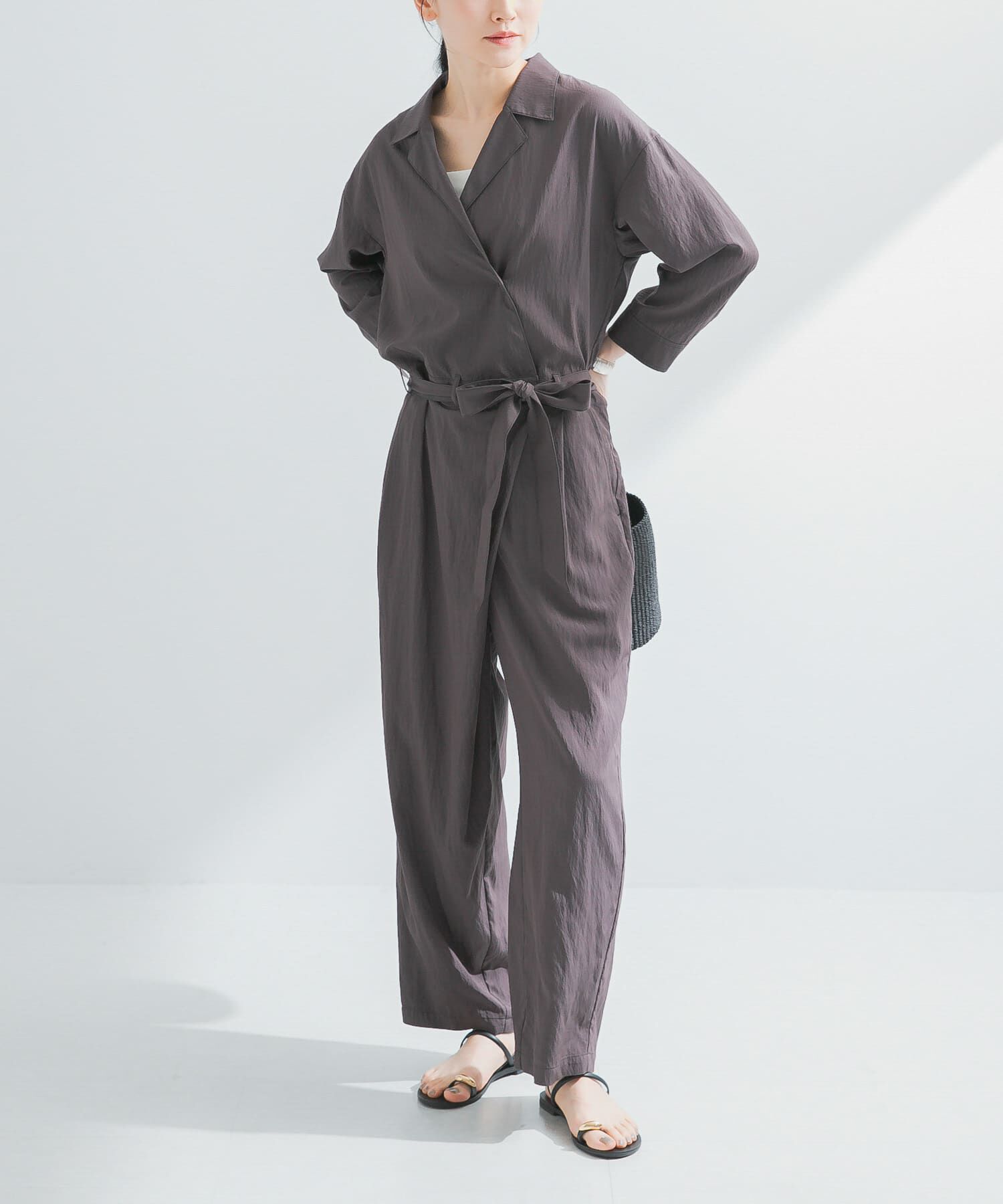 URBAN RESEARCH「『2サイズ展開』フロントタックジャンプスーツ」|スカート|