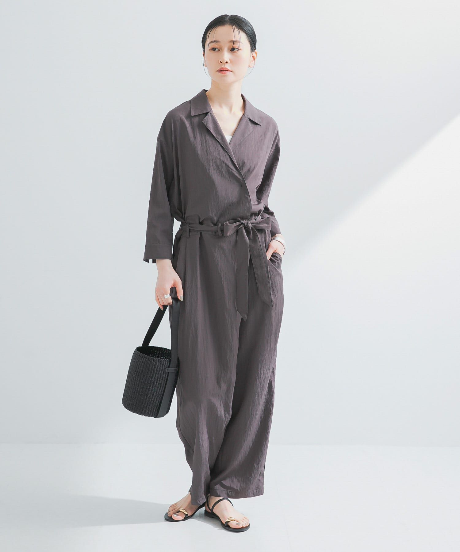 URBAN RESEARCH「『2サイズ展開』フロントタックジャンプスーツ」|スカート|