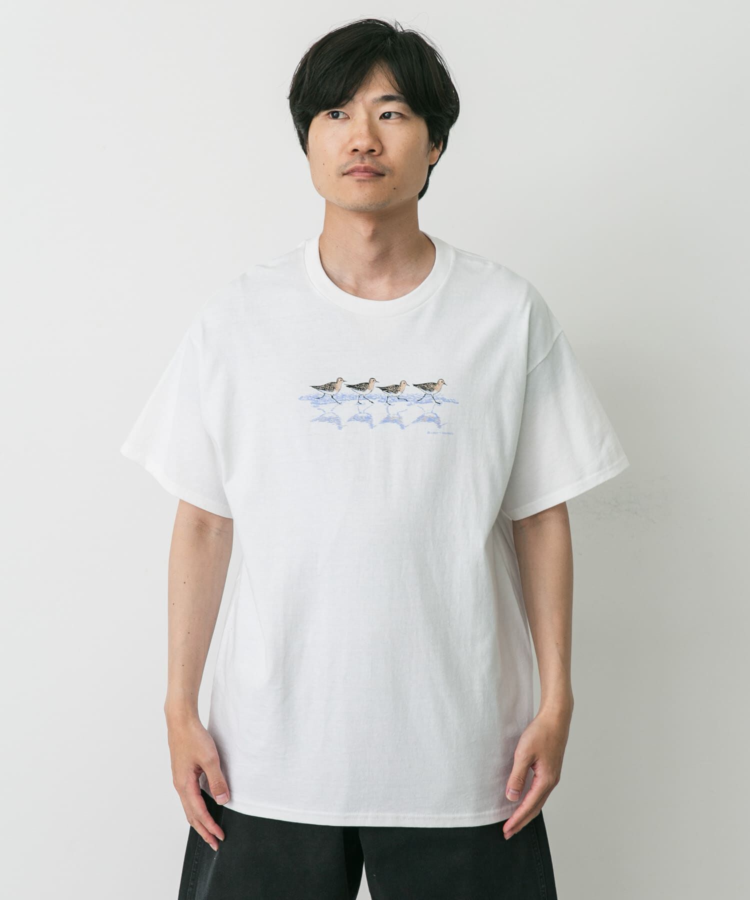 URBAN RESEARCH DOORS「LIBERTY GRAPHICS　Sandpipers」|Tシャツ・カットソー|