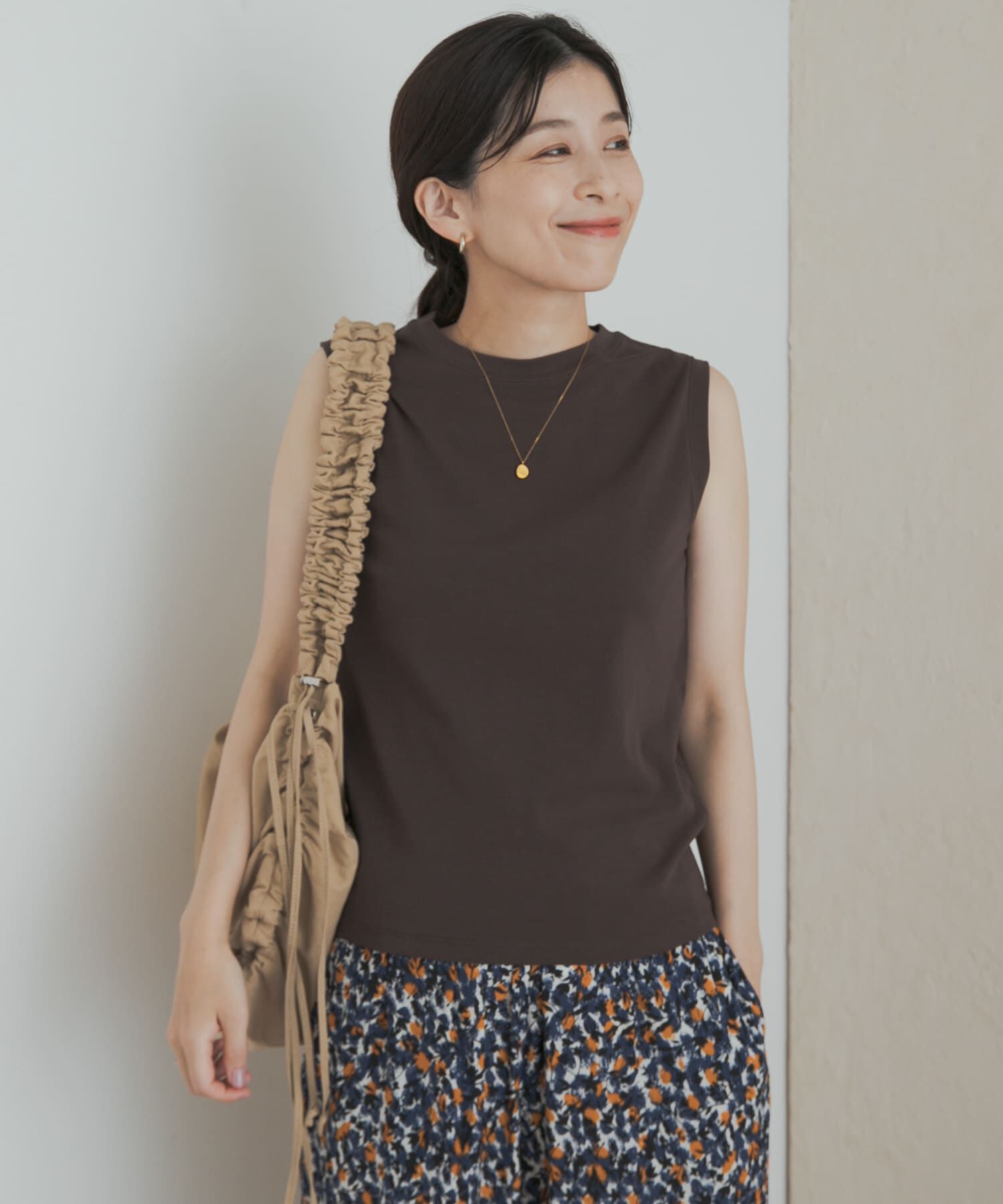 URBAN RESEARCH DOORS「クリアフライスノースリーブプルオーバー」|Tシャツ・カットソー|