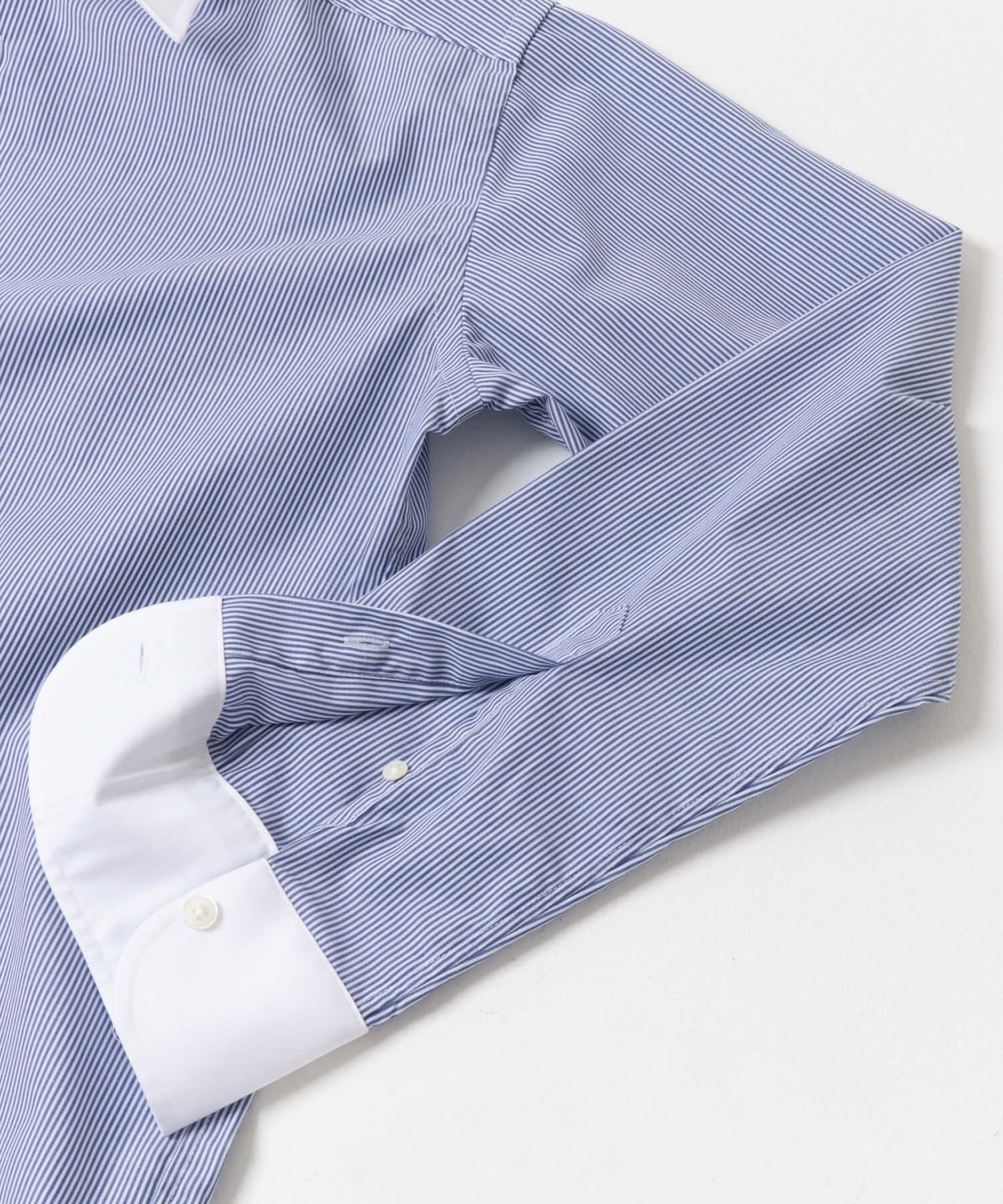 URBAN RESEARCH DOORS「『イージーケア』LIFE STYLE TAILOR　タブカラークレリックシャツ」|シャツ・ブラウス|