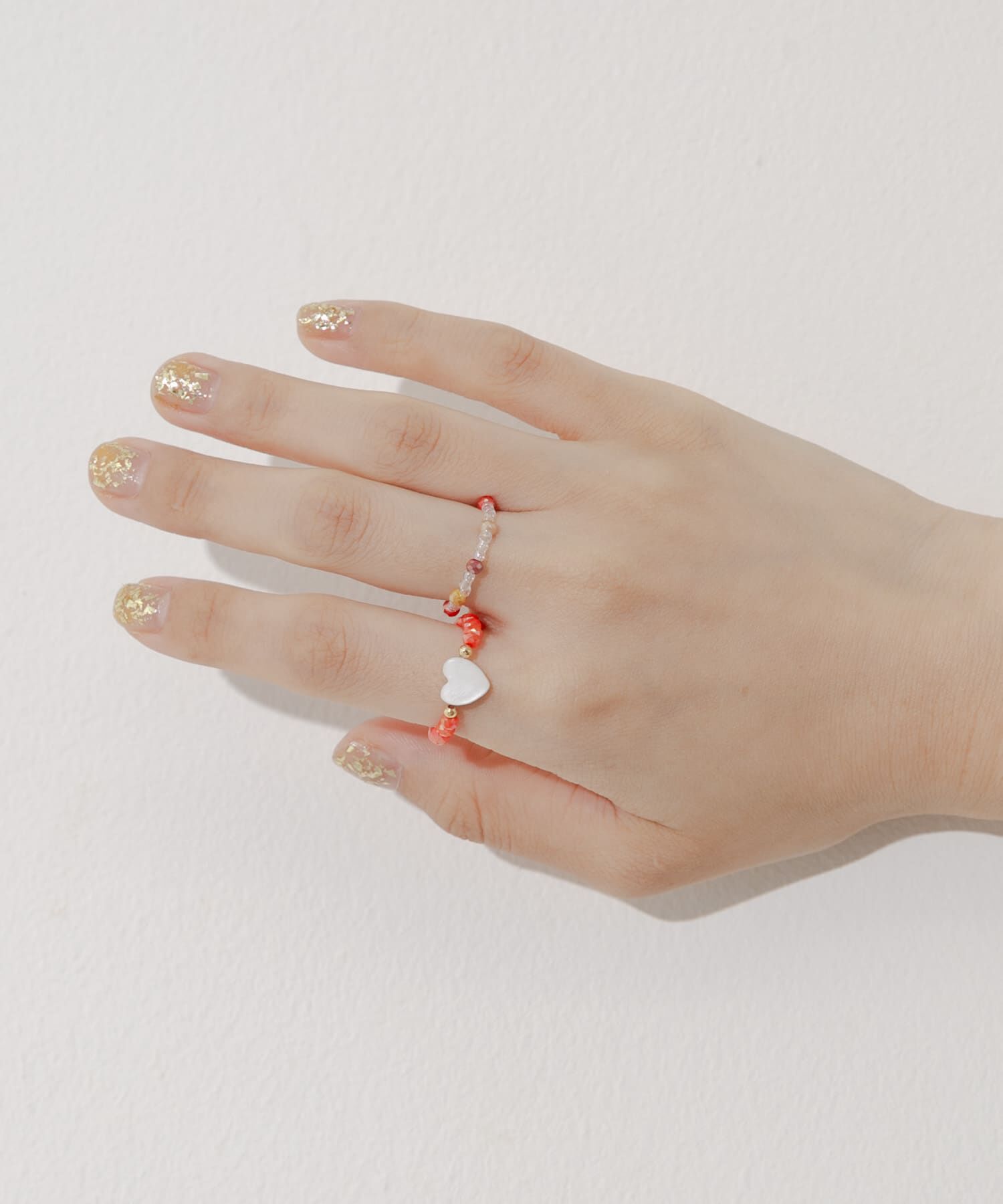 SMELLY「カラービーズ2セットリング」|リング|