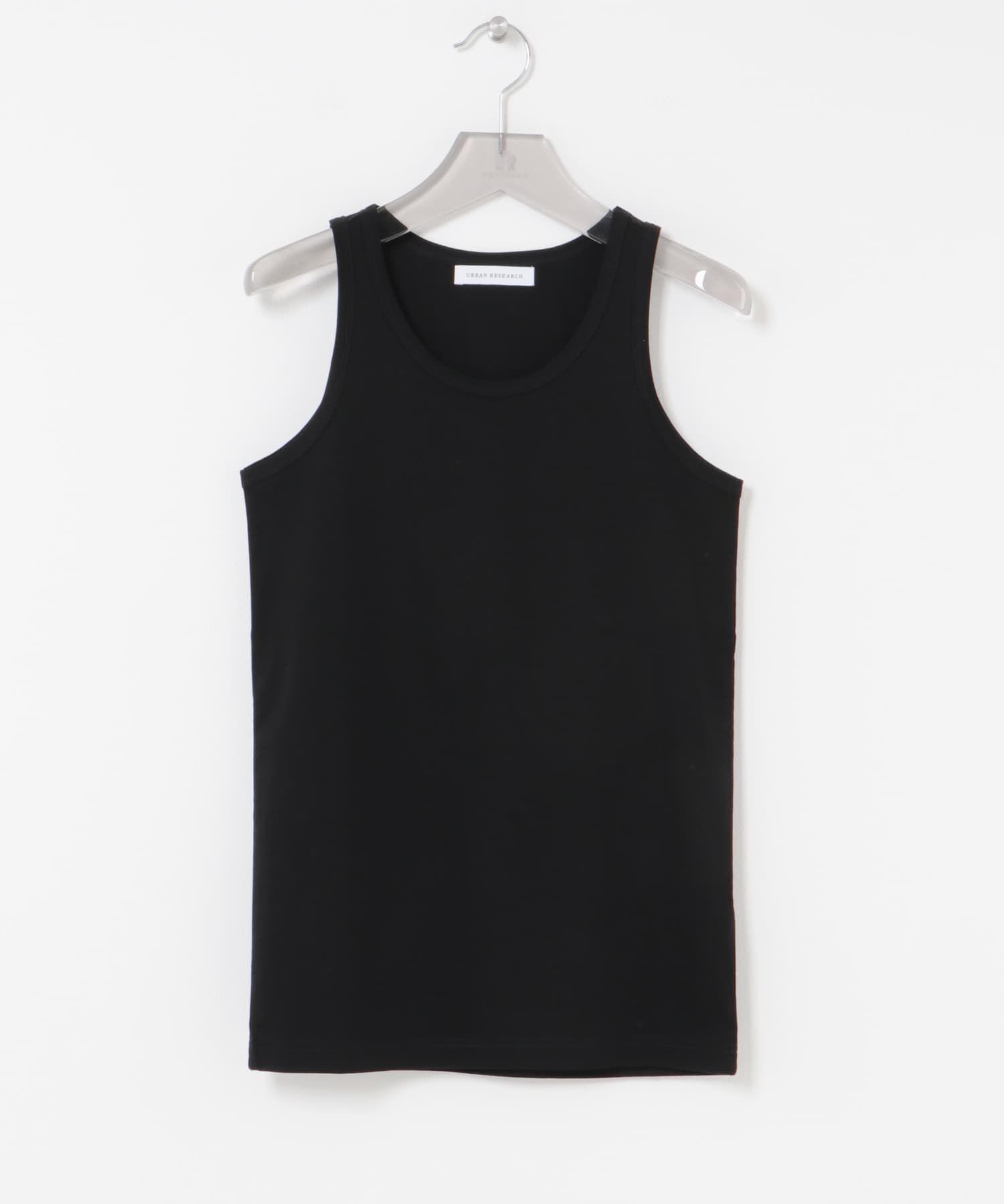 URBAN RESEARCH「スムースタンクトップ」|タンクトップ|ブラック
