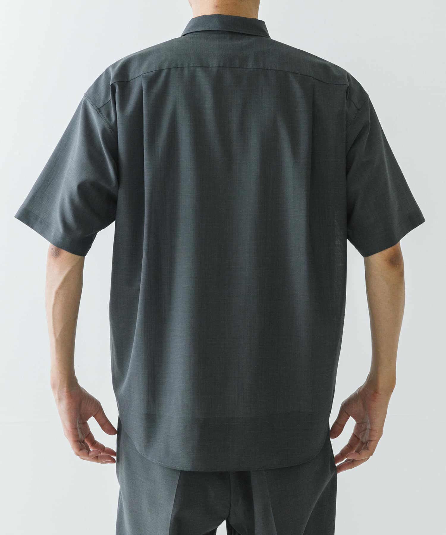 URBAN RESEARCH「ウォッシャブルウールサイロフィルショートスリーブシャツ」|シャツ・ブラウス|