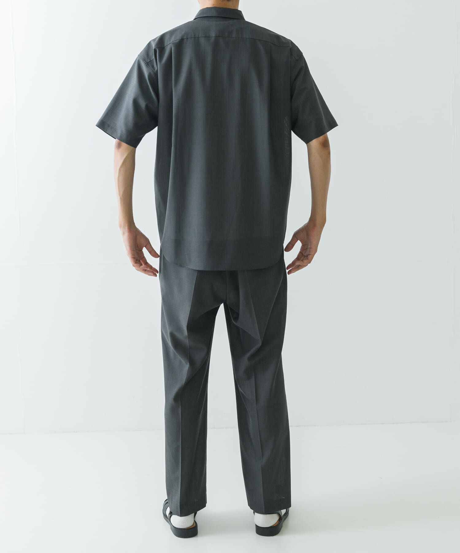 URBAN RESEARCH「ウォッシャブルウールサイロフィルショートスリーブシャツ」|シャツ・ブラウス|