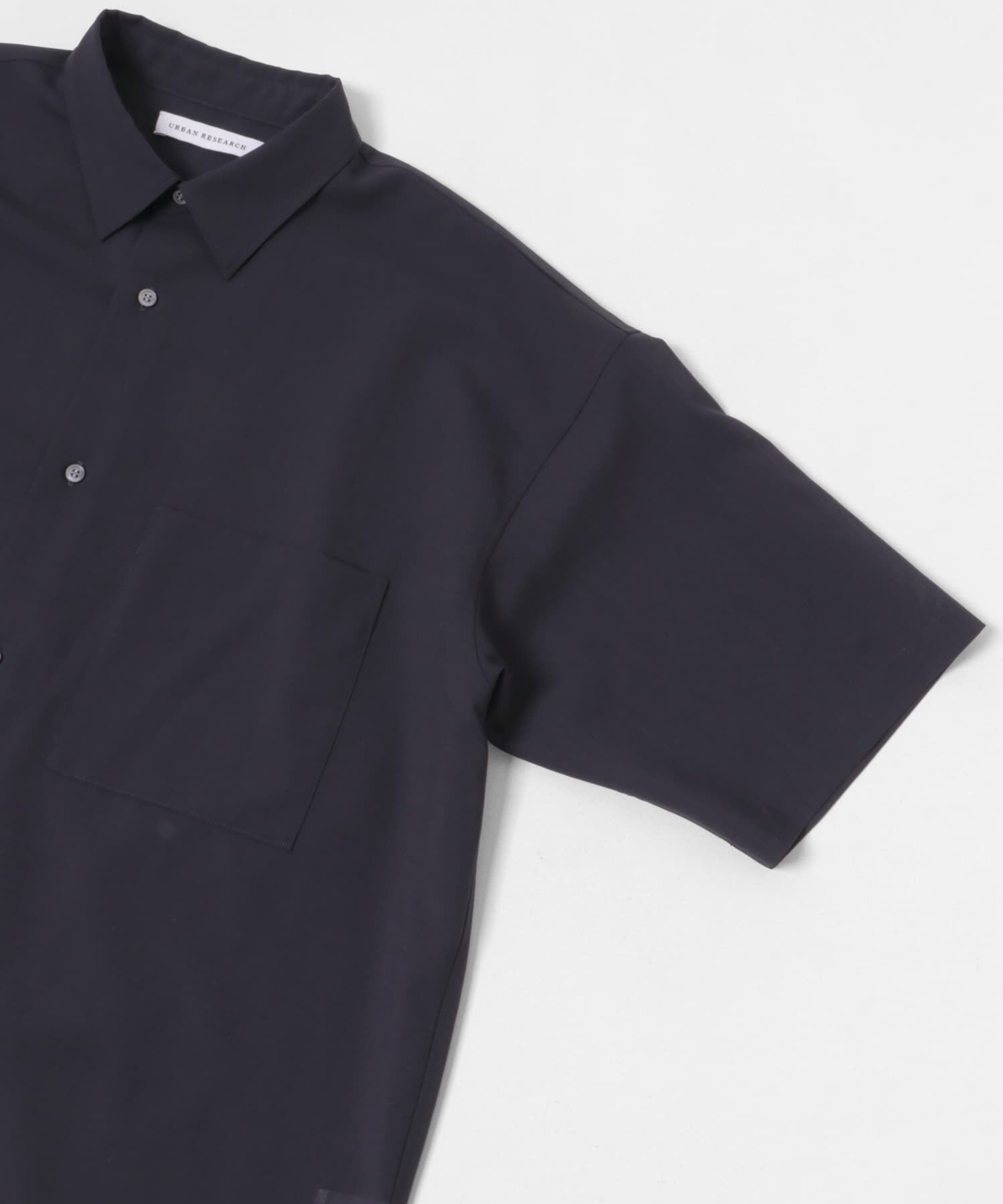 URBAN RESEARCH「ウォッシャブルウールサイロフィルショートスリーブシャツ」|シャツ・ブラウス|