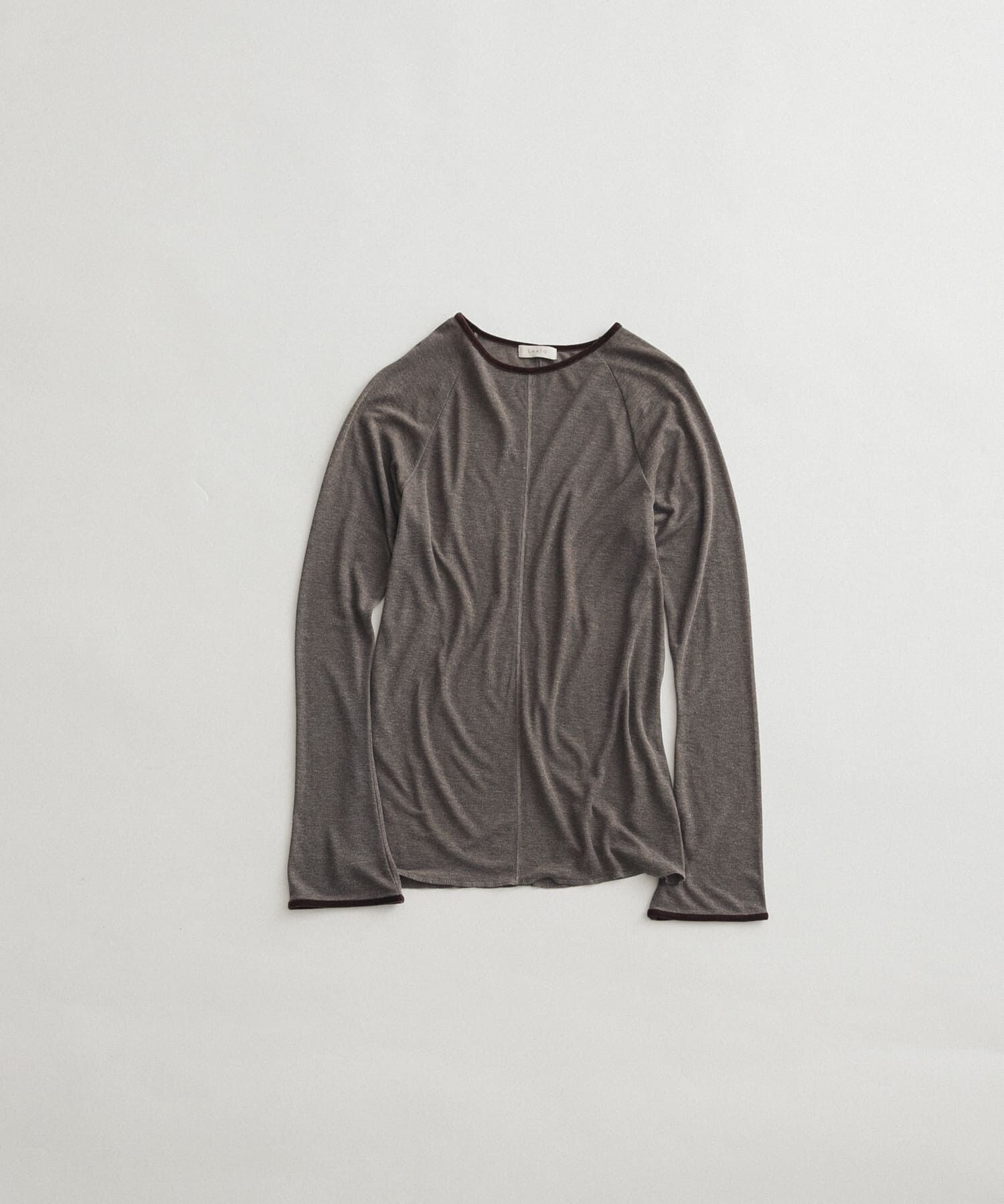 LAATO「piping velor sheer tee」|Tシャツ・カットソー|