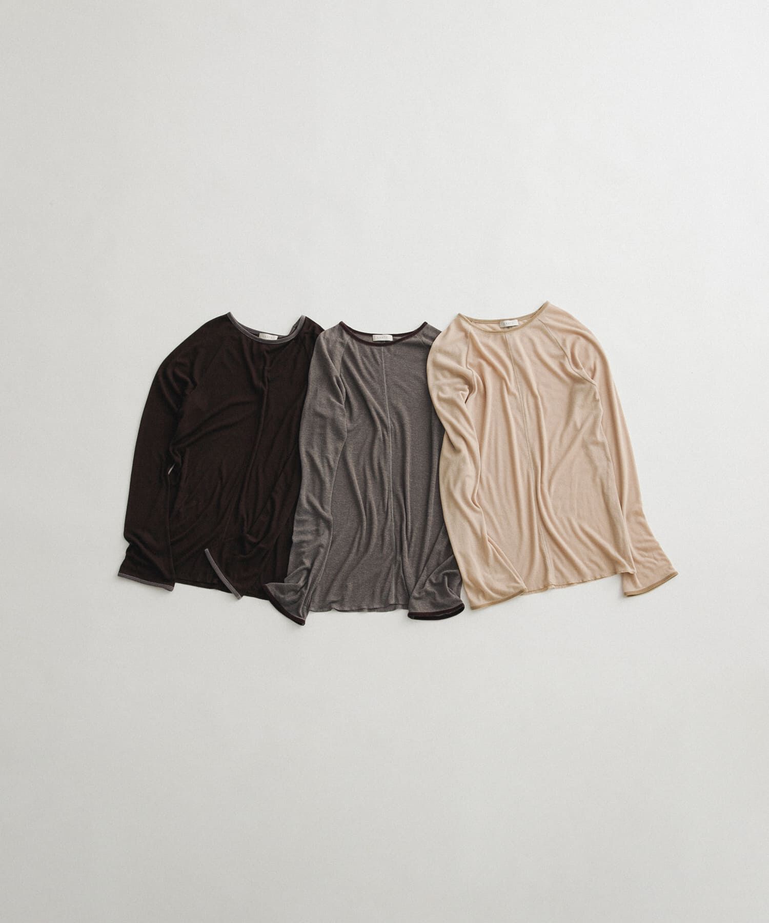 LAATO「piping velor sheer tee」|Tシャツ・カットソー|