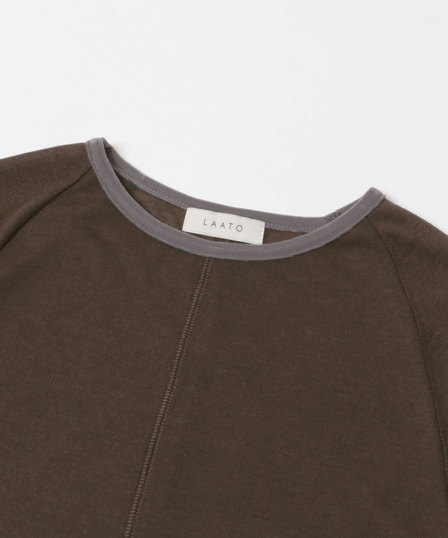 LAATO「piping velor sheer tee」|Tシャツ・カットソー|