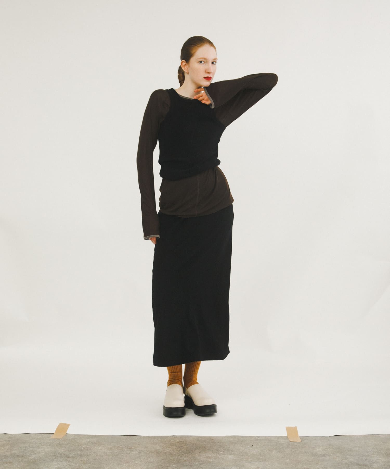 LAATO「piping velor sheer tee」|Tシャツ・カットソー|