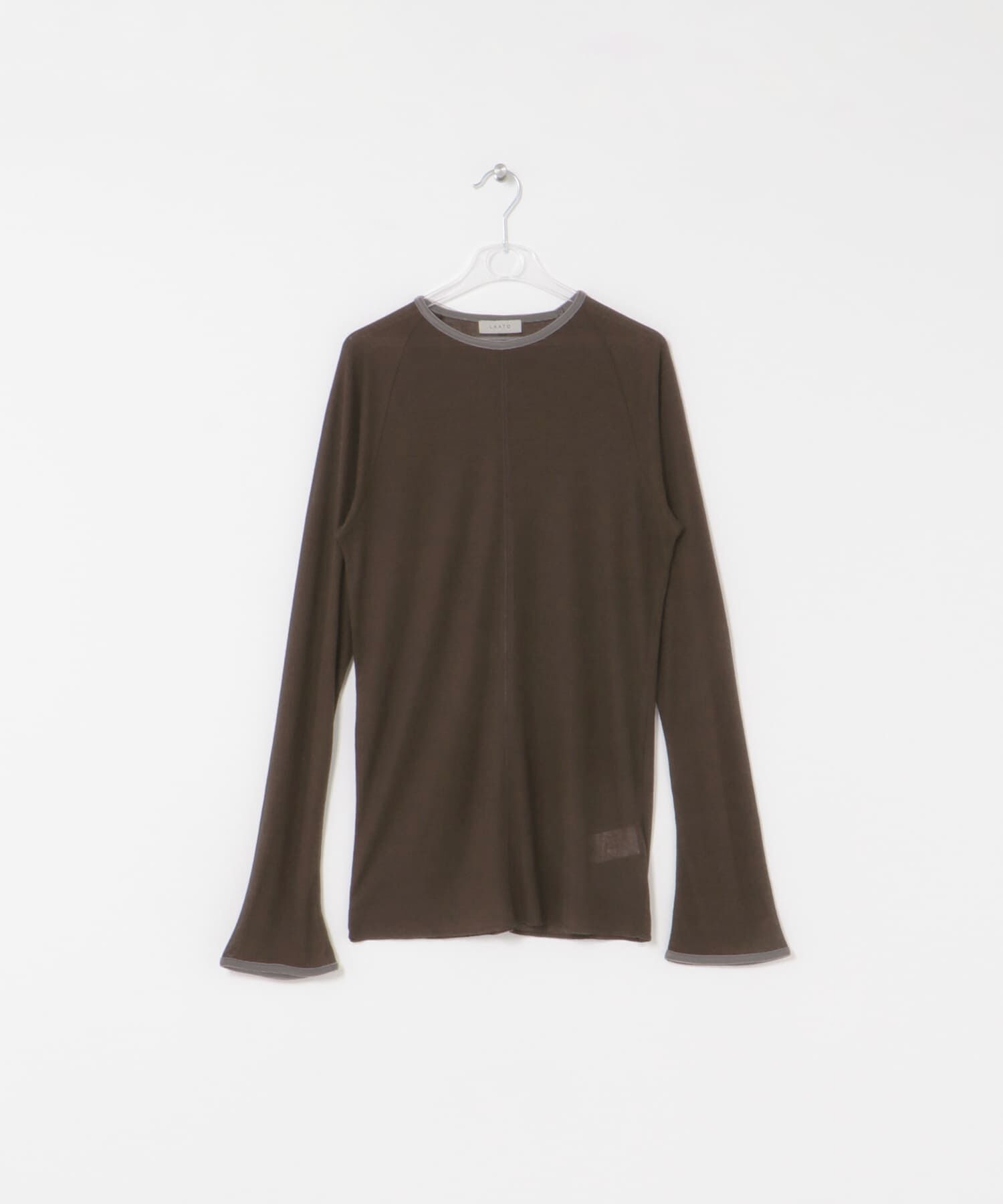 LAATO「piping velor sheer tee」|Tシャツ・カットソー|
