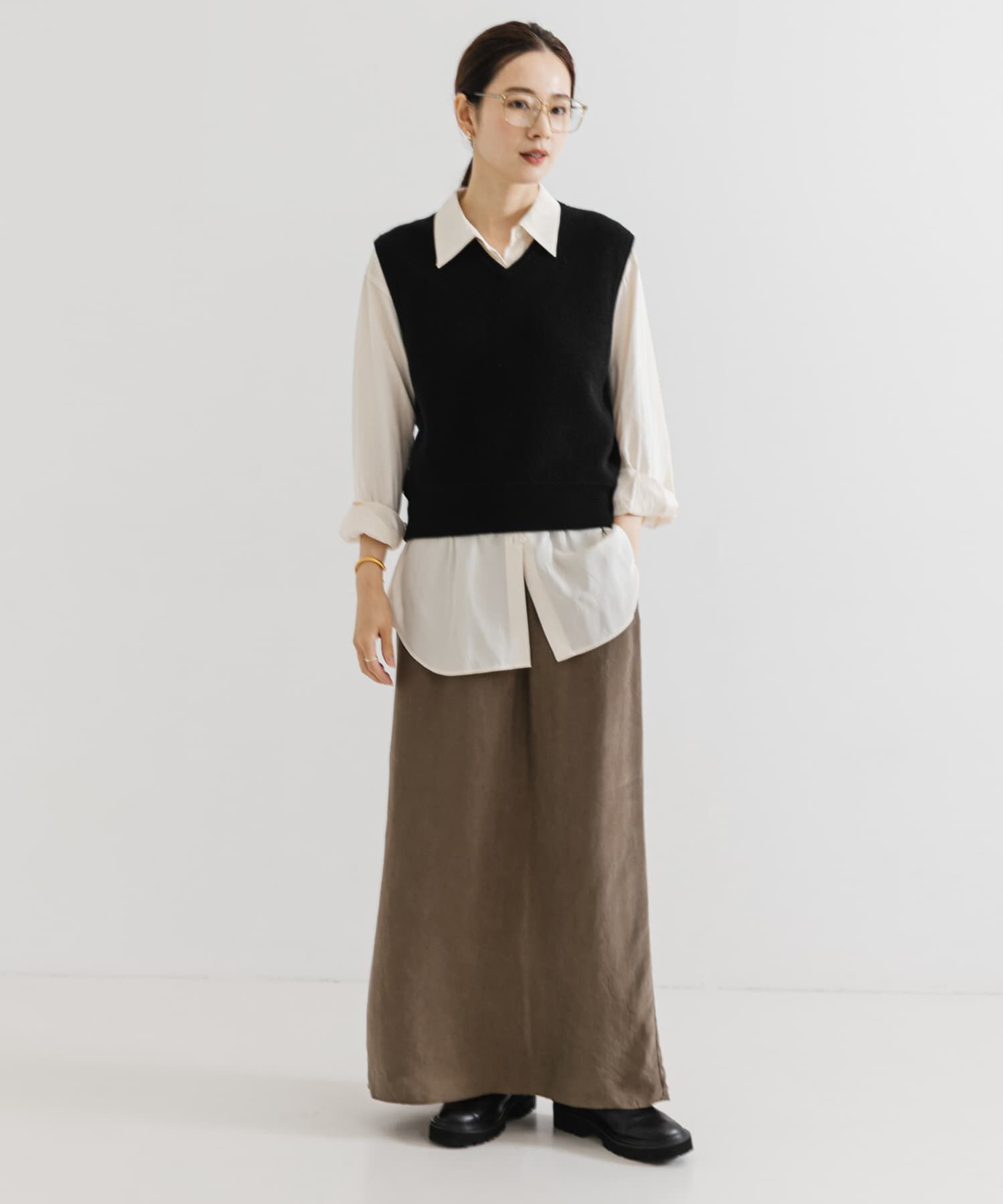 URBAN RESEARCH「ウールカシミヤVネックニットベスト」|ニット・セーター|