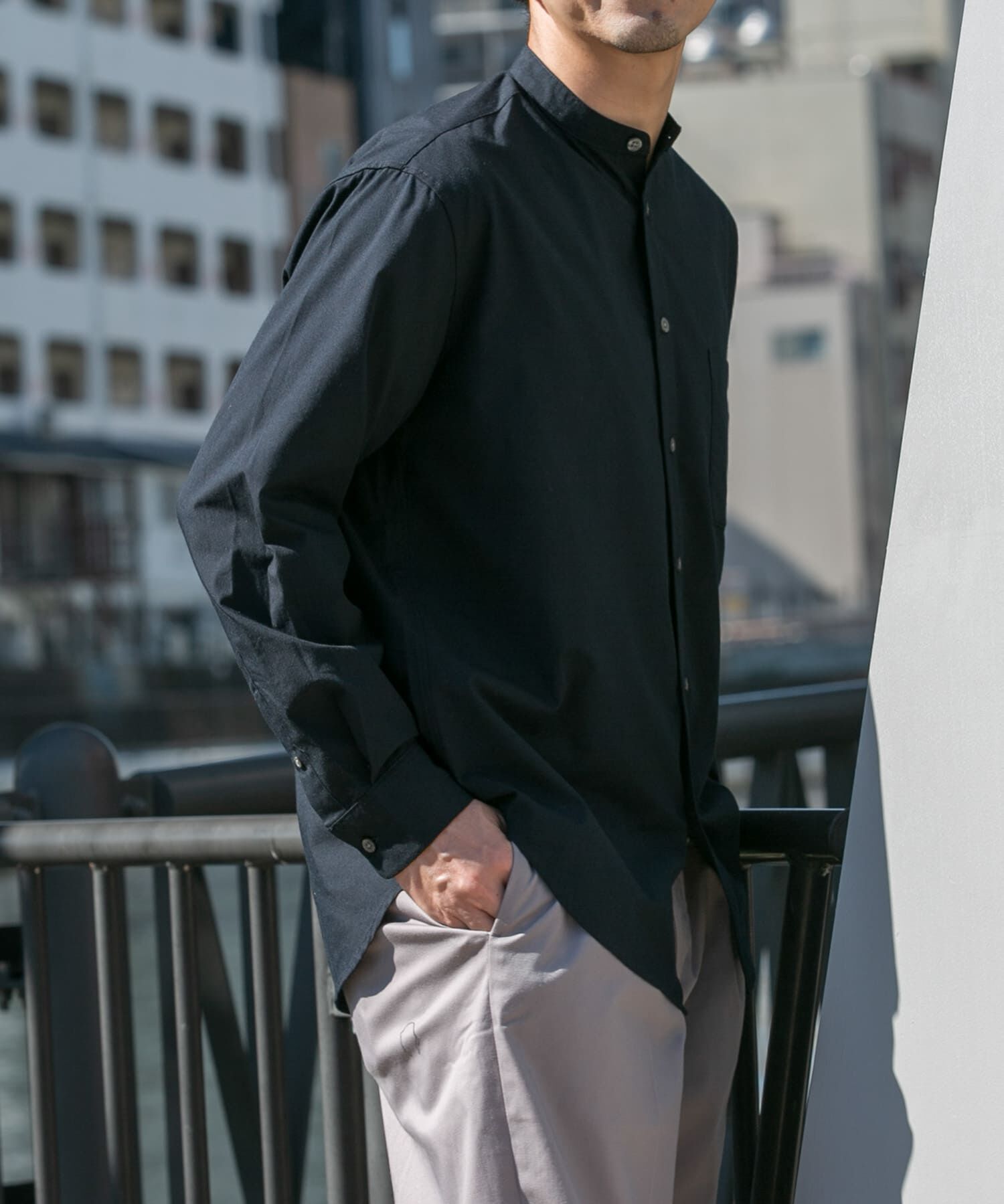 URBAN RESEARCH ROSSO「『蓄熱 / XLｻｲｽﾞあり』ｱｰﾊﾞﾝﾘﾗｯｸｽｻｰﾓﾈﾙﾊﾞﾝﾄﾞｶ  」|シャツ・ブラウス|ネイビー