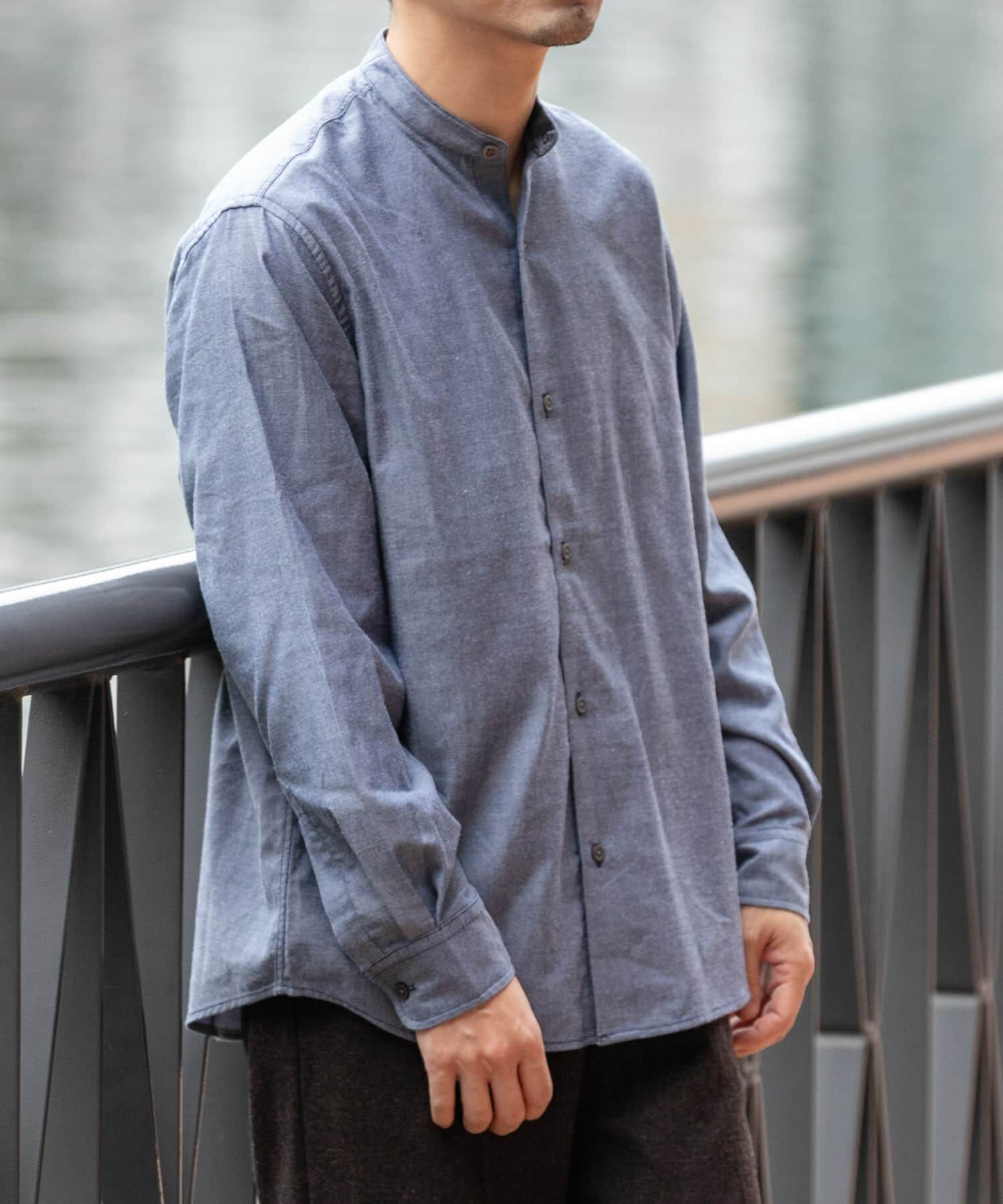 URBAN RESEARCH ROSSO「『蓄熱 / XLｻｲｽﾞあり』ｱｰﾊﾞﾝﾘﾗｯｸｽｻｰﾓﾈﾙﾊﾞﾝﾄﾞｶ  」|シャツ・ブラウス|インディゴブルー