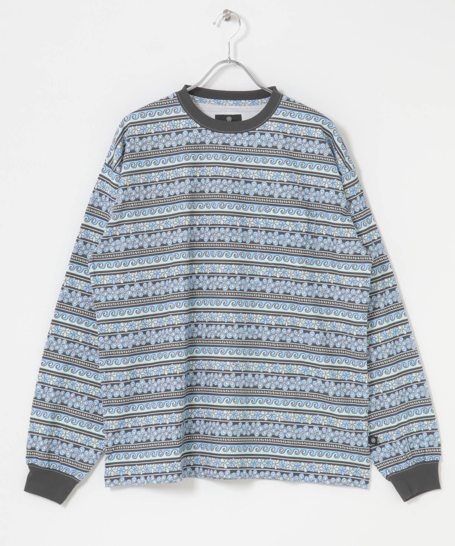 Sonny Label 「MAGIC NUMBER　FLOWER BORDER LONG-SLEEVE T-SHIRTS」|Tシャツ・カットソー|