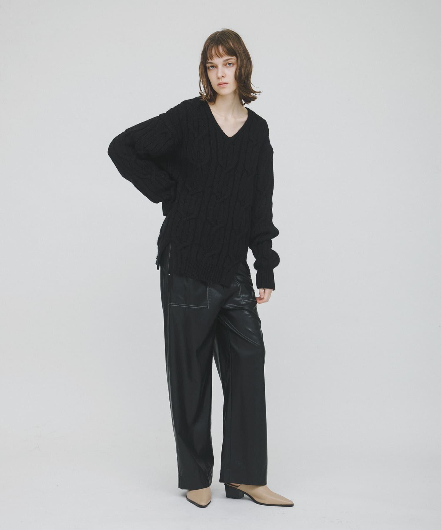 LAATO「big cable knit」|ニット・セーター|