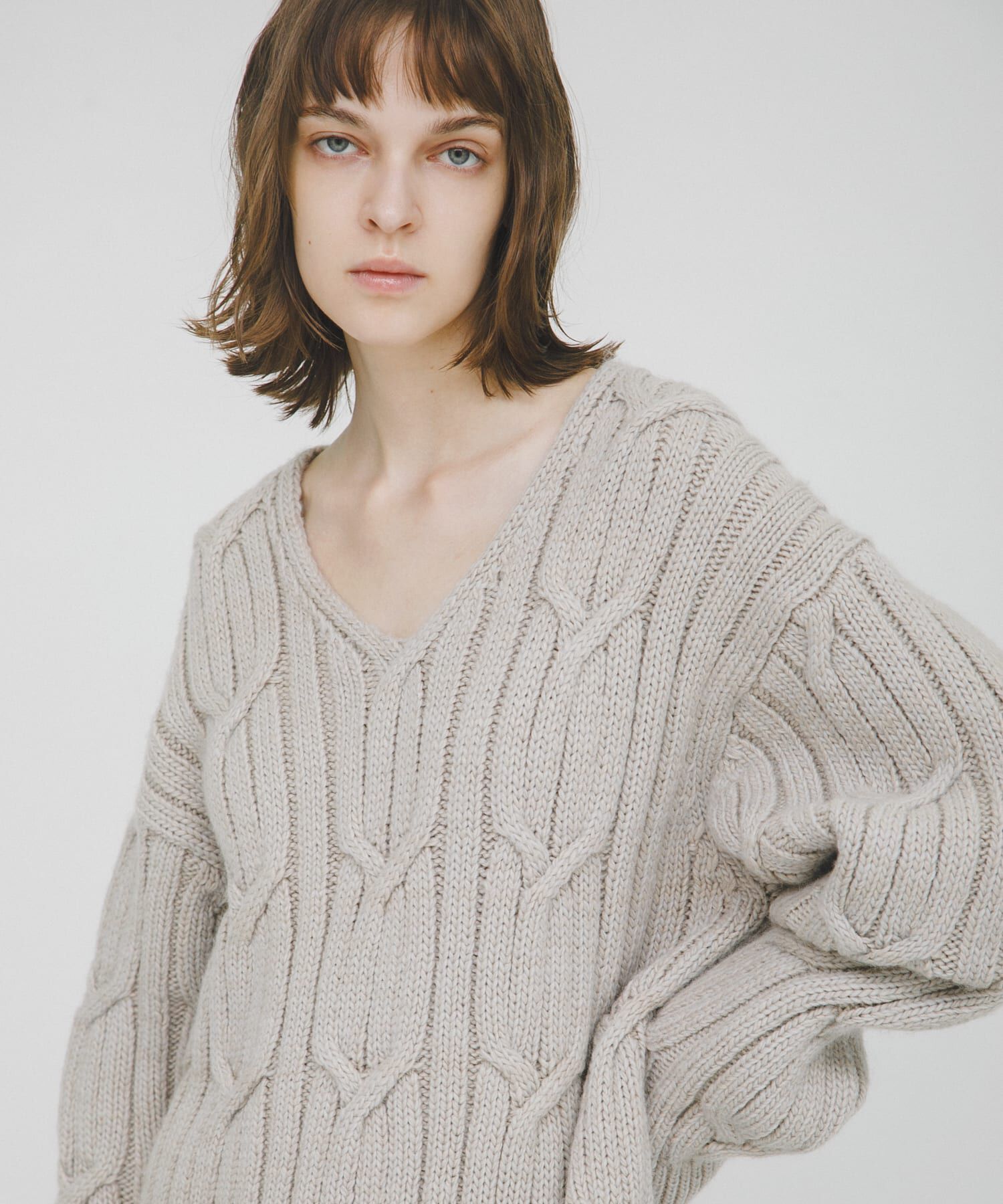 LAATO「big cable knit」|ニット・セーター|