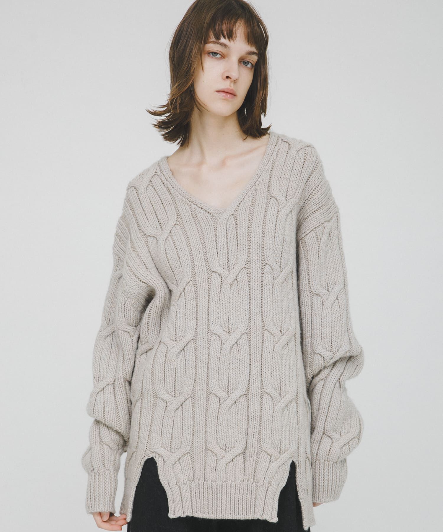 LAATO「big cable knit」|ニット・セーター|