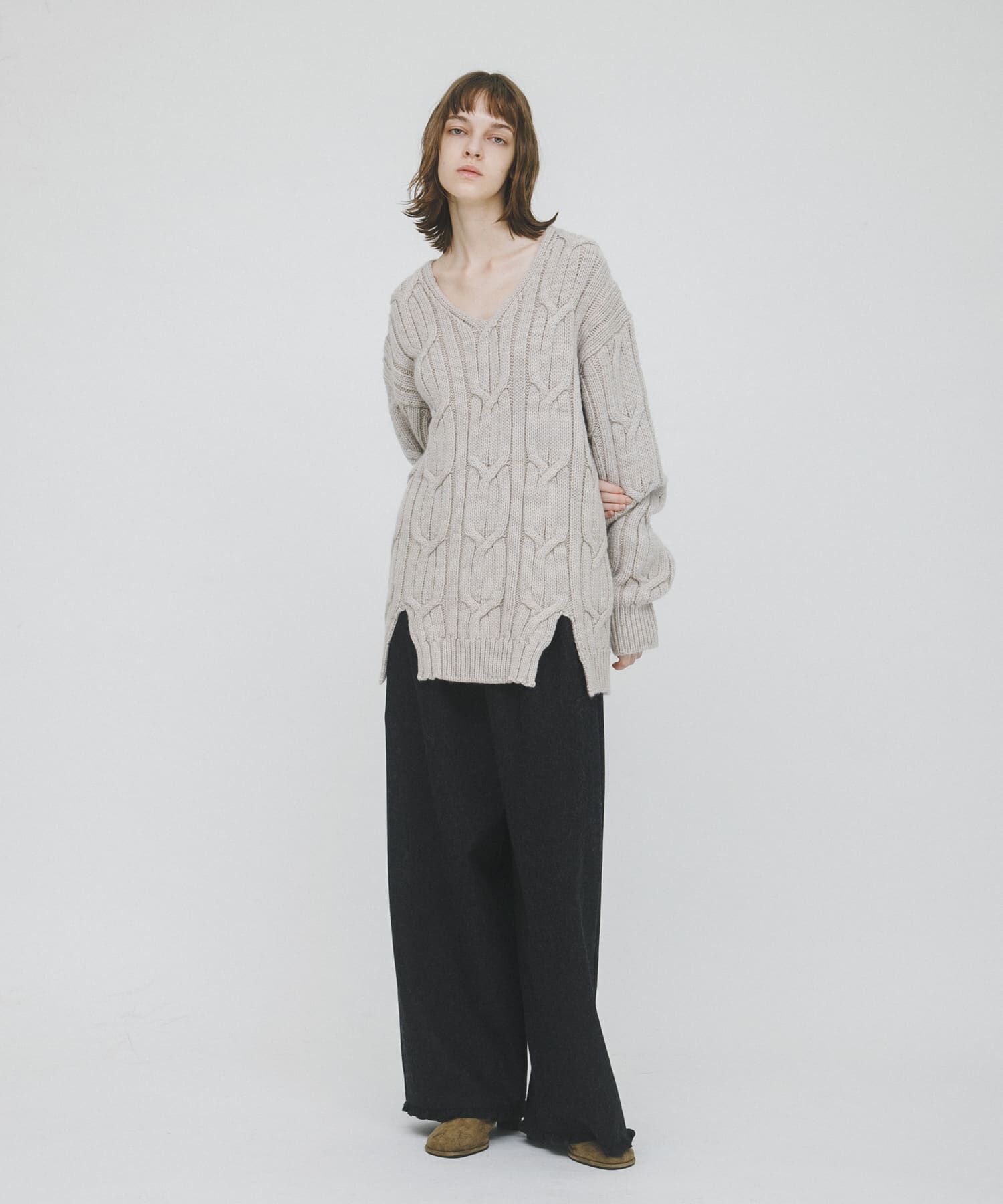 LAATO「big cable knit」|ニット・セーター|