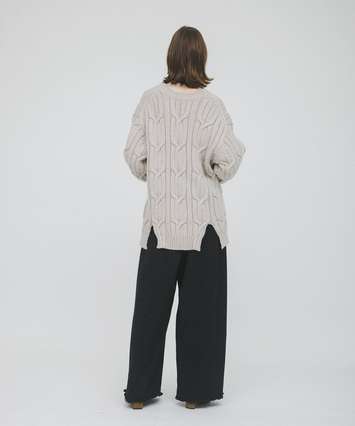 LAATO「big cable knit」|ニット・セーター|