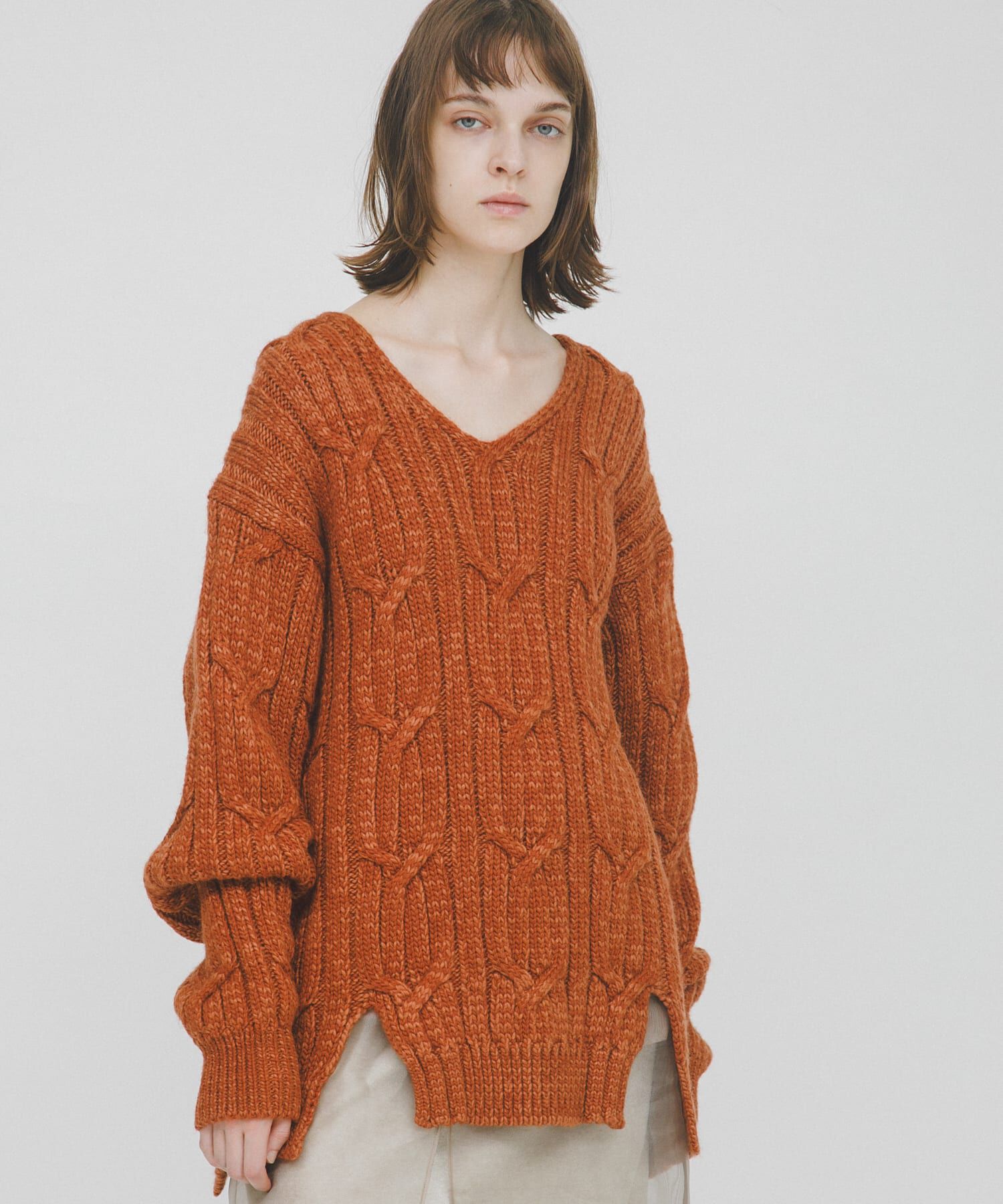 LAATO「big cable knit」|ニット・セーター|