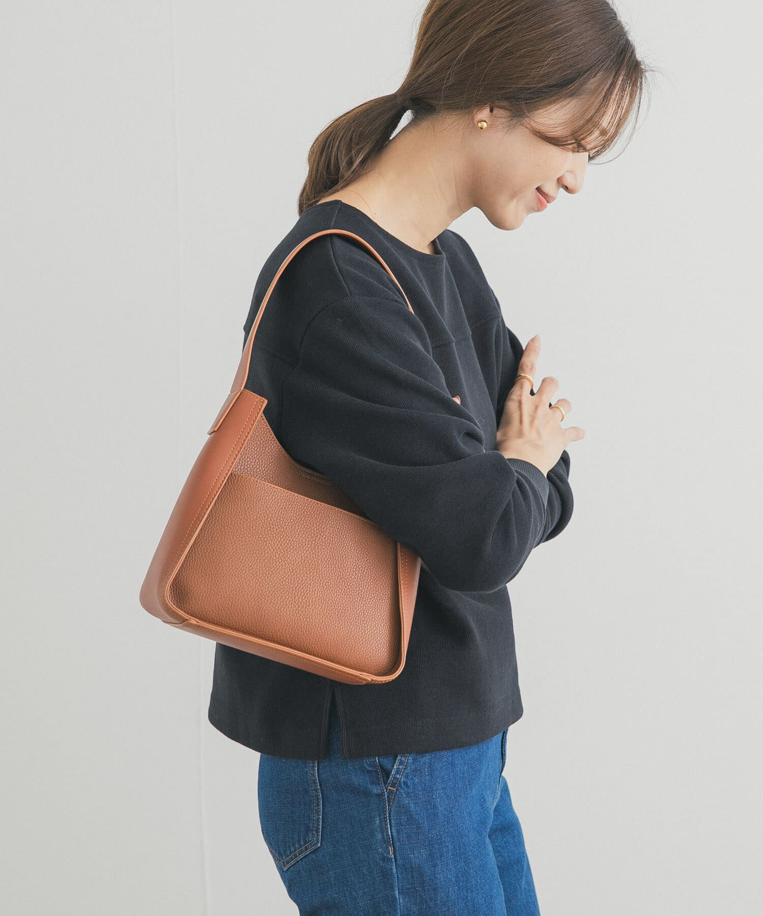 URBAN RESEARCH DOORS「『UR TECH』ボートネックプルオーバー」|Tシャツ・カットソー|