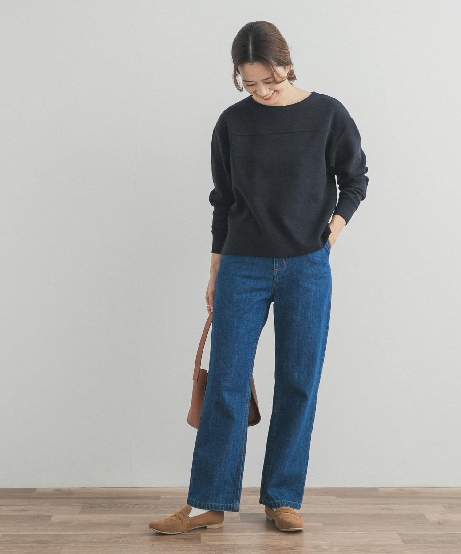 URBAN RESEARCH DOORS「『UR TECH』ボートネックプルオーバー」|Tシャツ・カットソー|