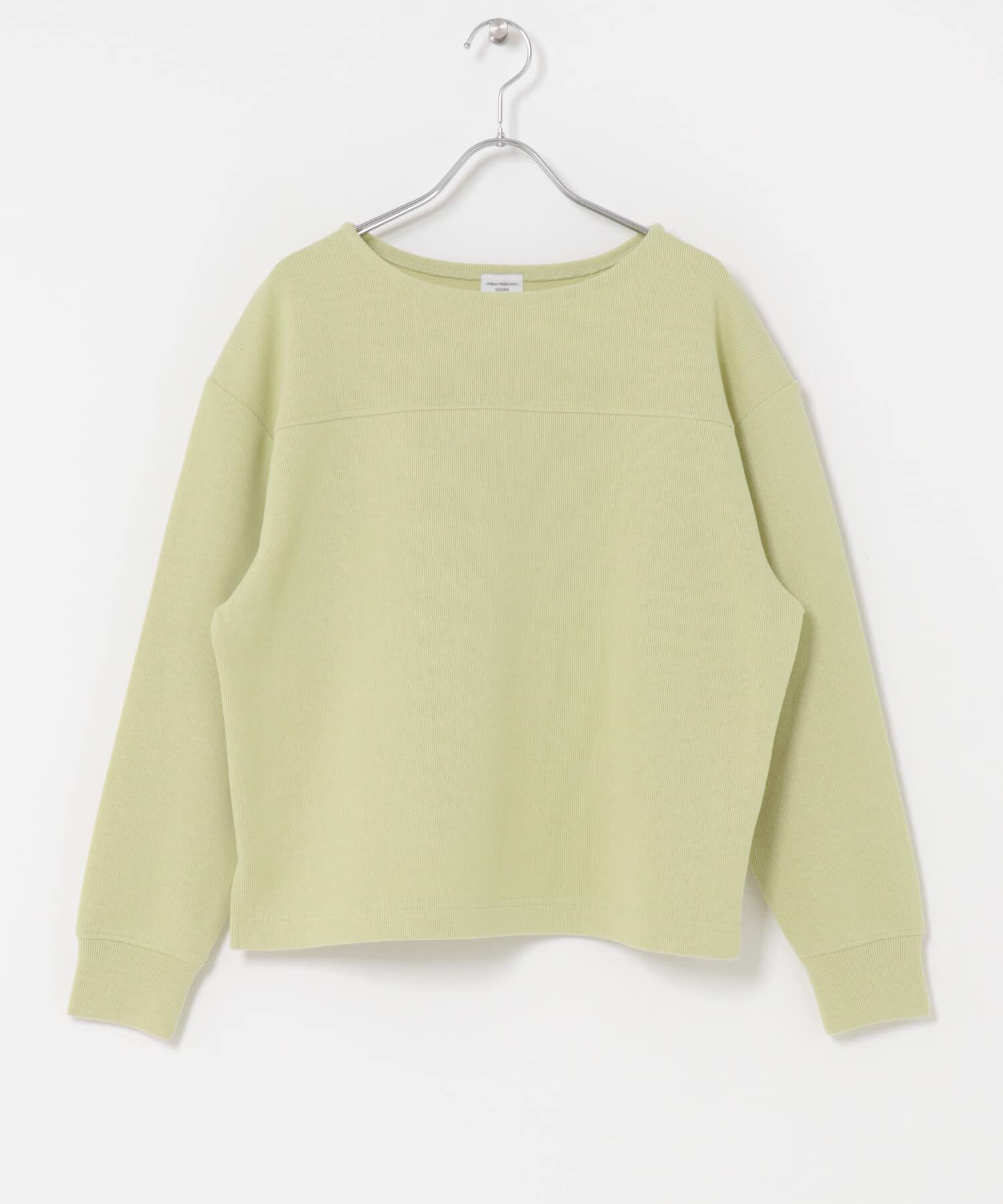 URBAN RESEARCH DOORS「『UR TECH』ボートネックプルオーバー」|Tシャツ・カットソー|