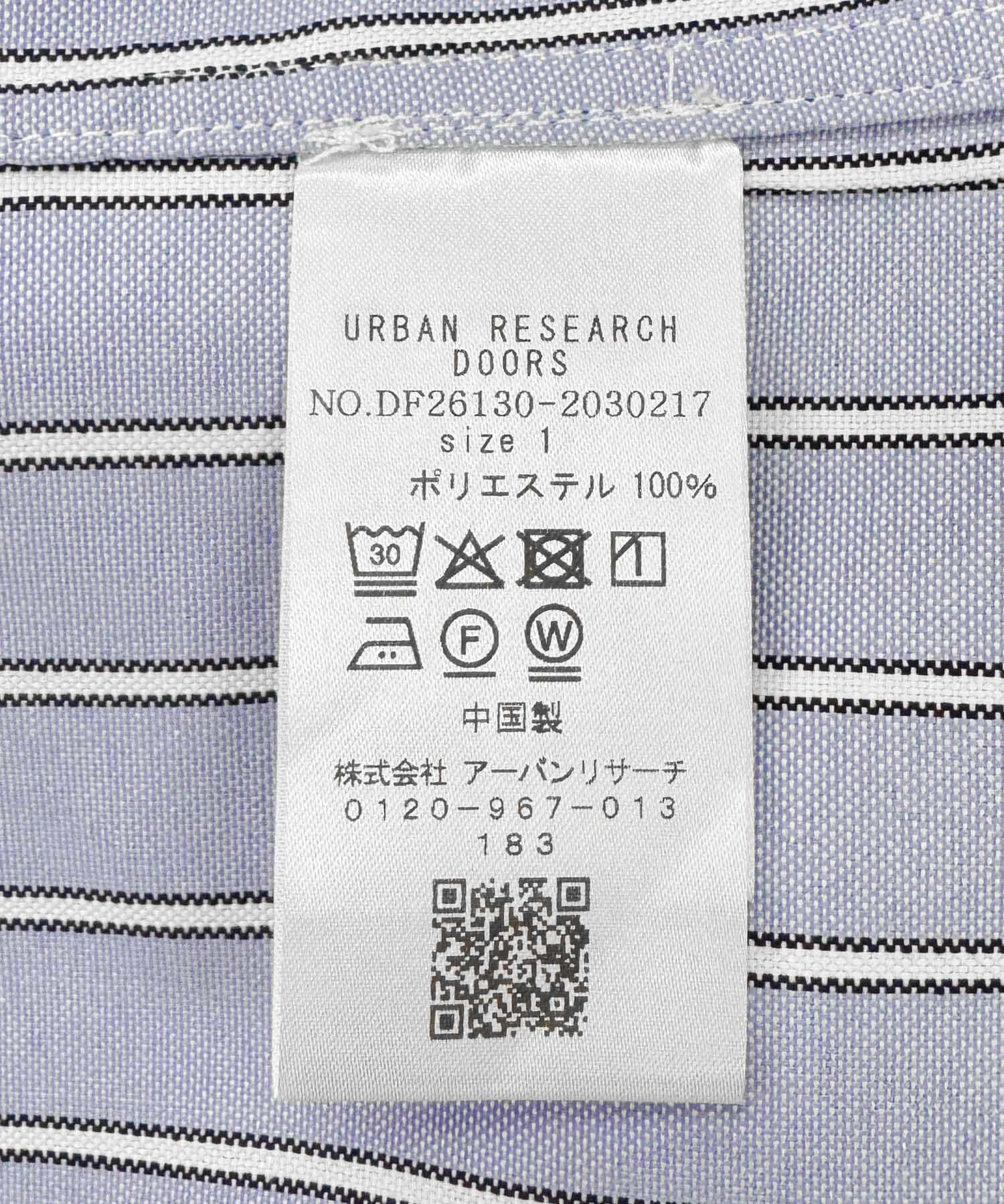 URBAN RESEARCH DOORS「FORK&SPOON　PEオックスロングシャツ」|シャツ・ブラウス|