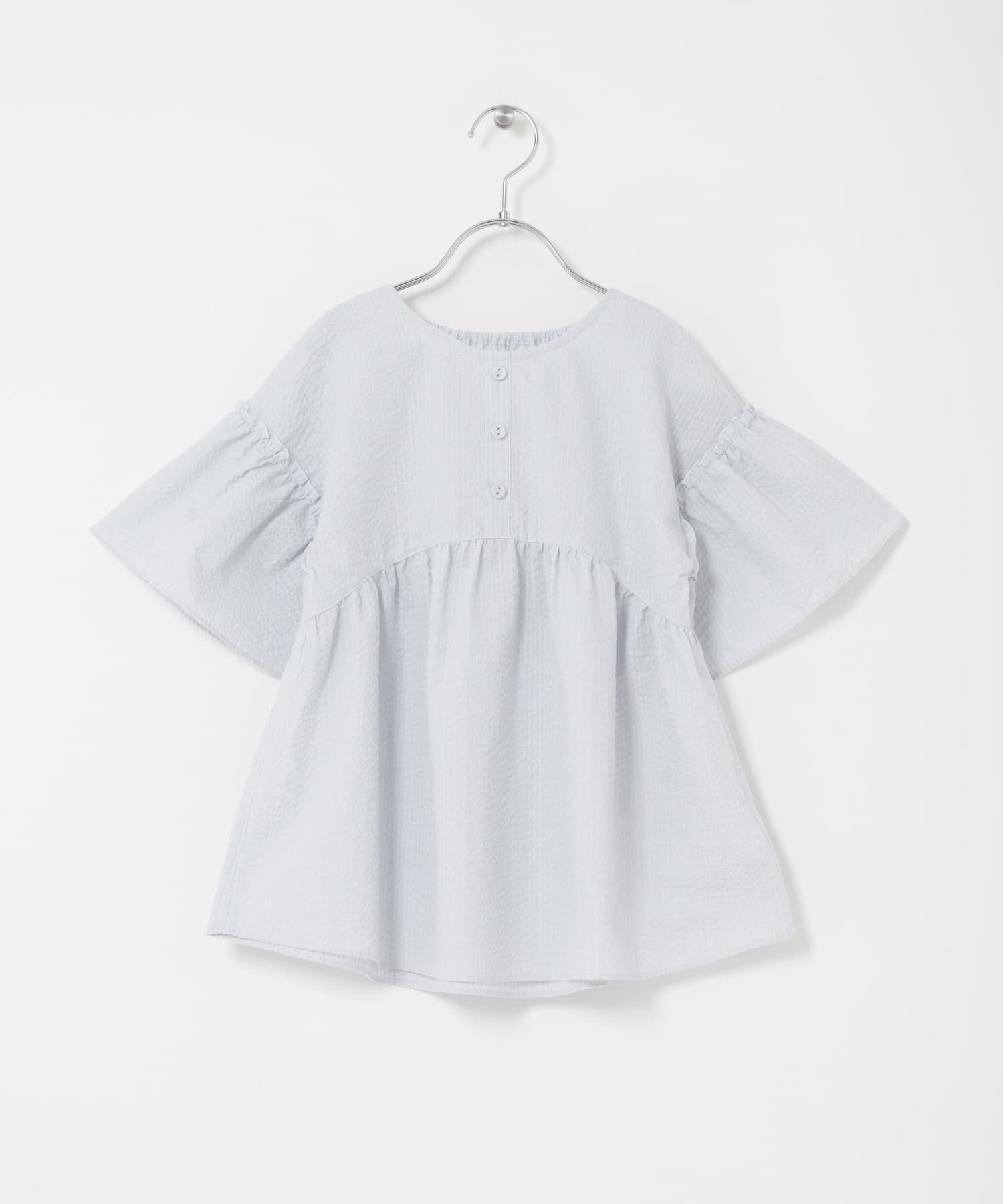 URBAN RESEARCH DOORS「『150サイズあり』ストライプ2wayサッカーブラウス(KIDS)」|その他|