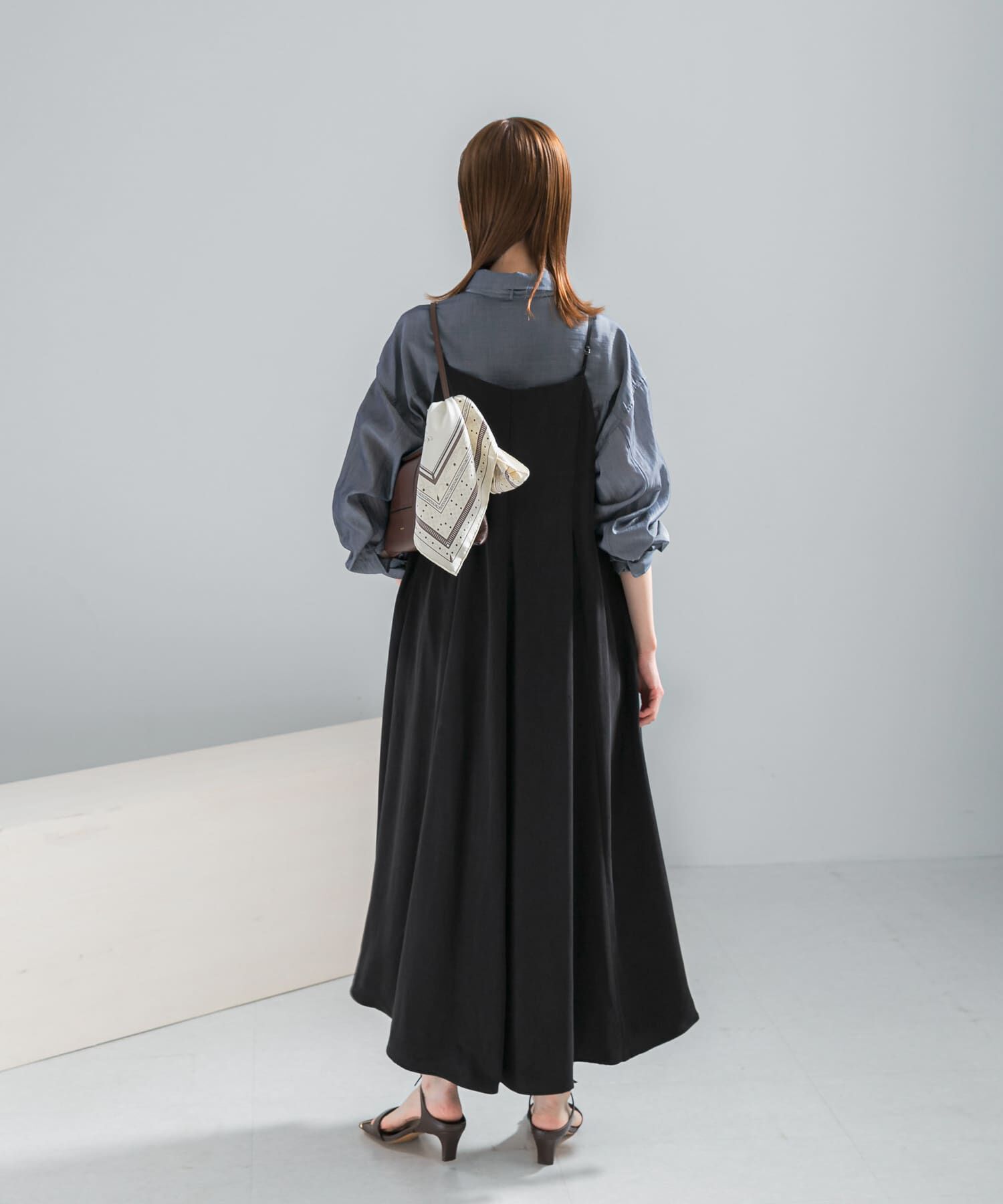 URBAN RESEARCH ROSSO「2WAYキュプラ混キャミワンピース」|ワンピース|