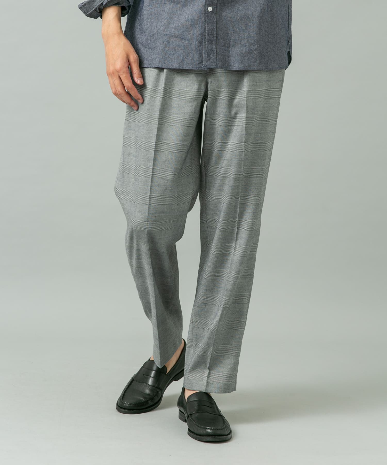 URBAN RESEARCH ROSSO「『WEB限定』アソート柄イージースラックス」|その他|グレー