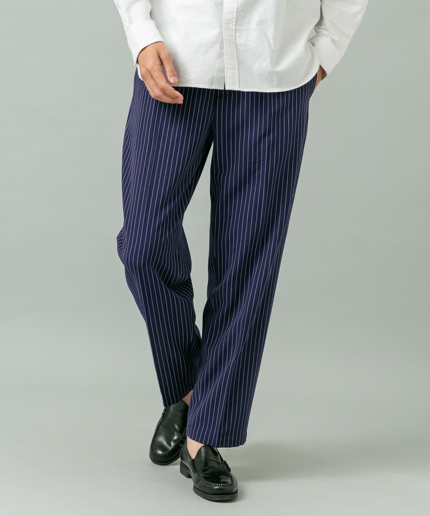 URBAN RESEARCH ROSSO「『WEB限定』アソート柄イージースラックス」|その他|ネイビー