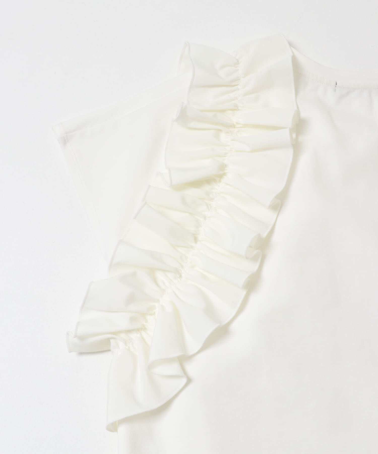 URBAN RESEARCH ROSSO「フリルドッキングTEEブラウス」|Tシャツ・カットソー|