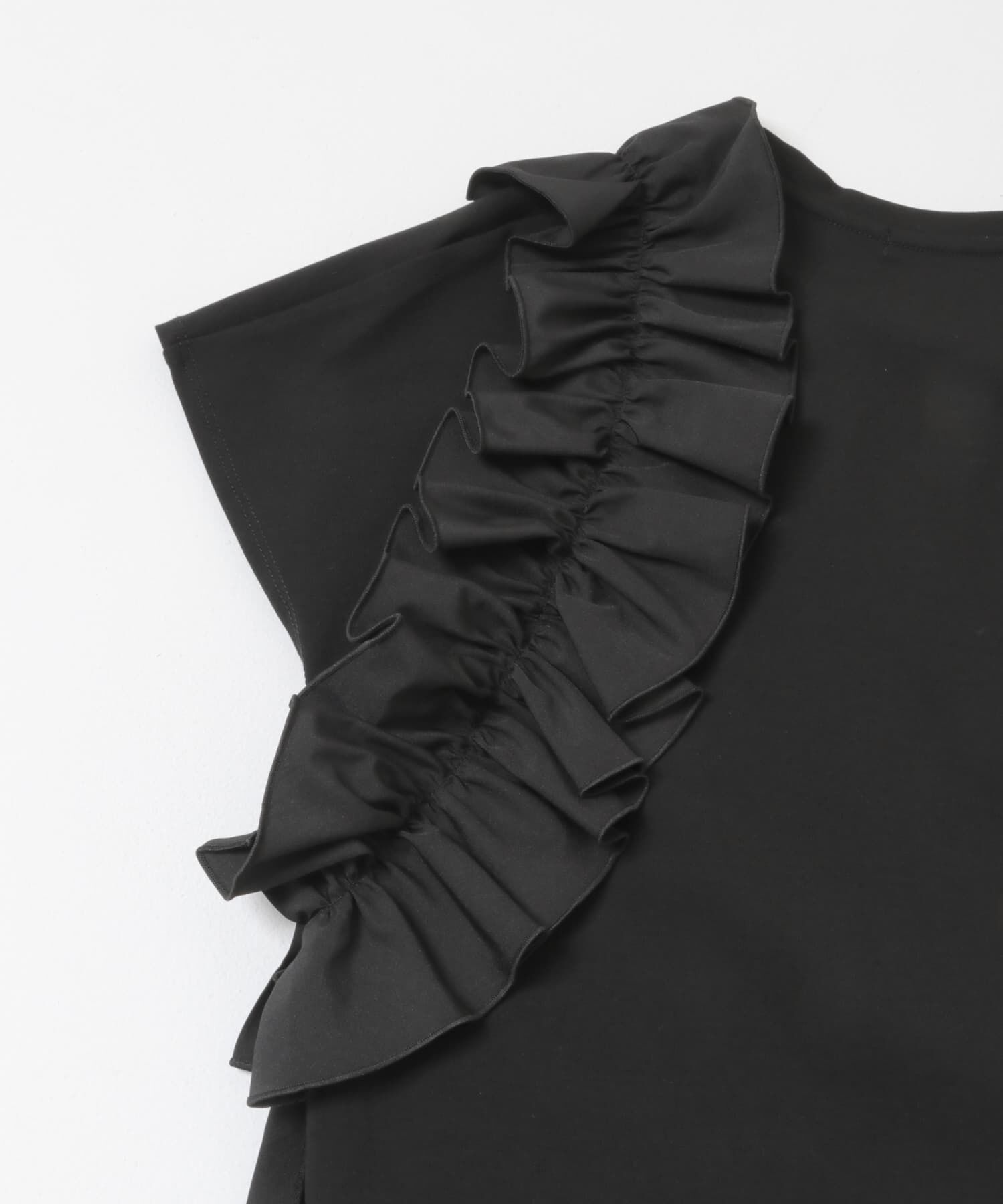 URBAN RESEARCH ROSSO「フリルドッキングTEEブラウス」|Tシャツ・カットソー|