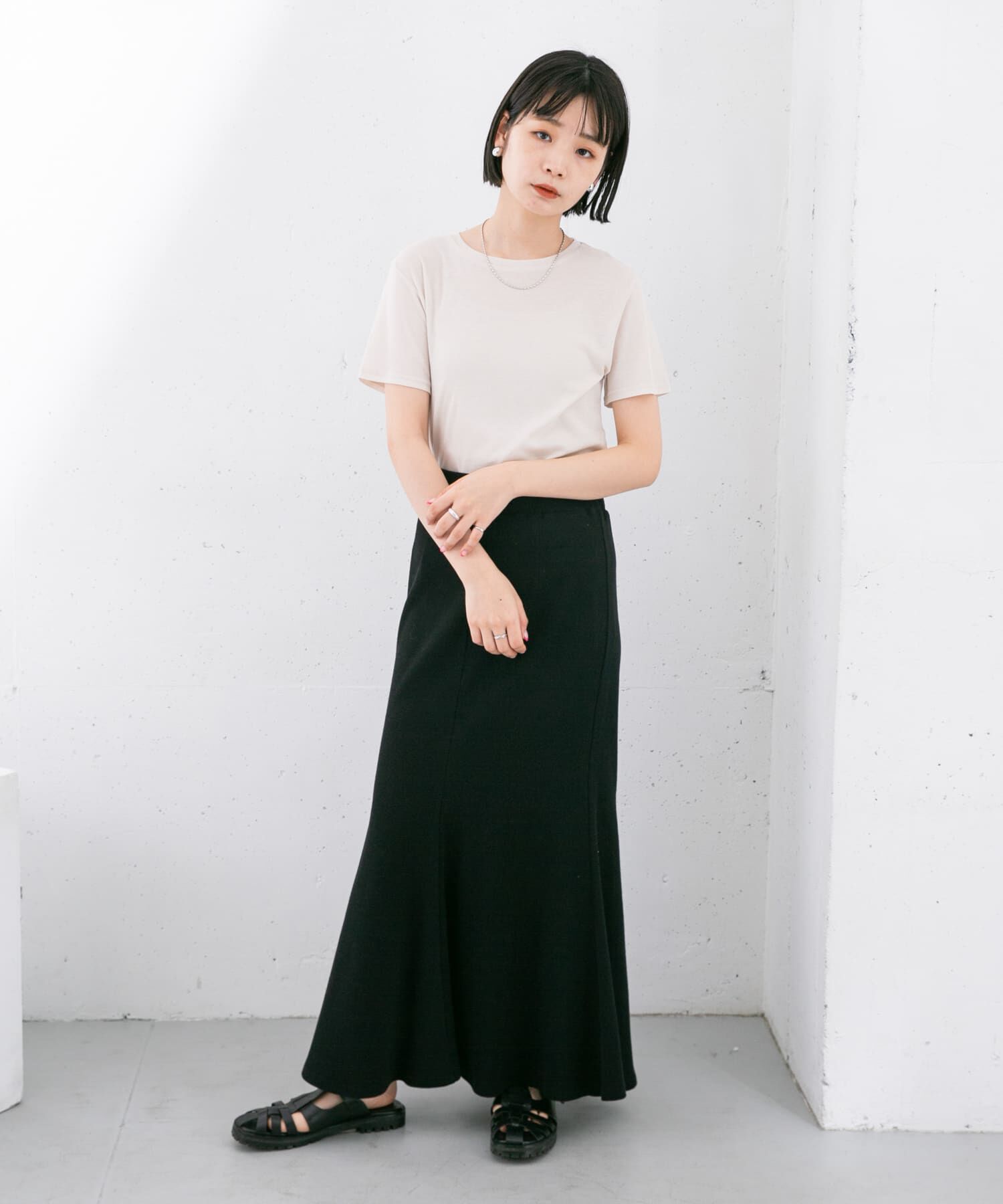  「コンパクトベーシックTシャツ」|Tシャツ・カットソー|