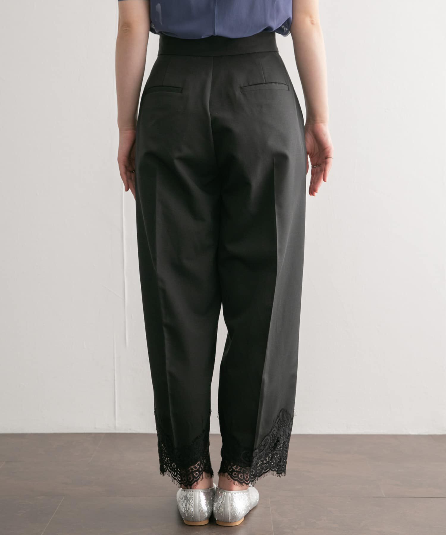  「レースヘムクロップドパンツ」|その他|