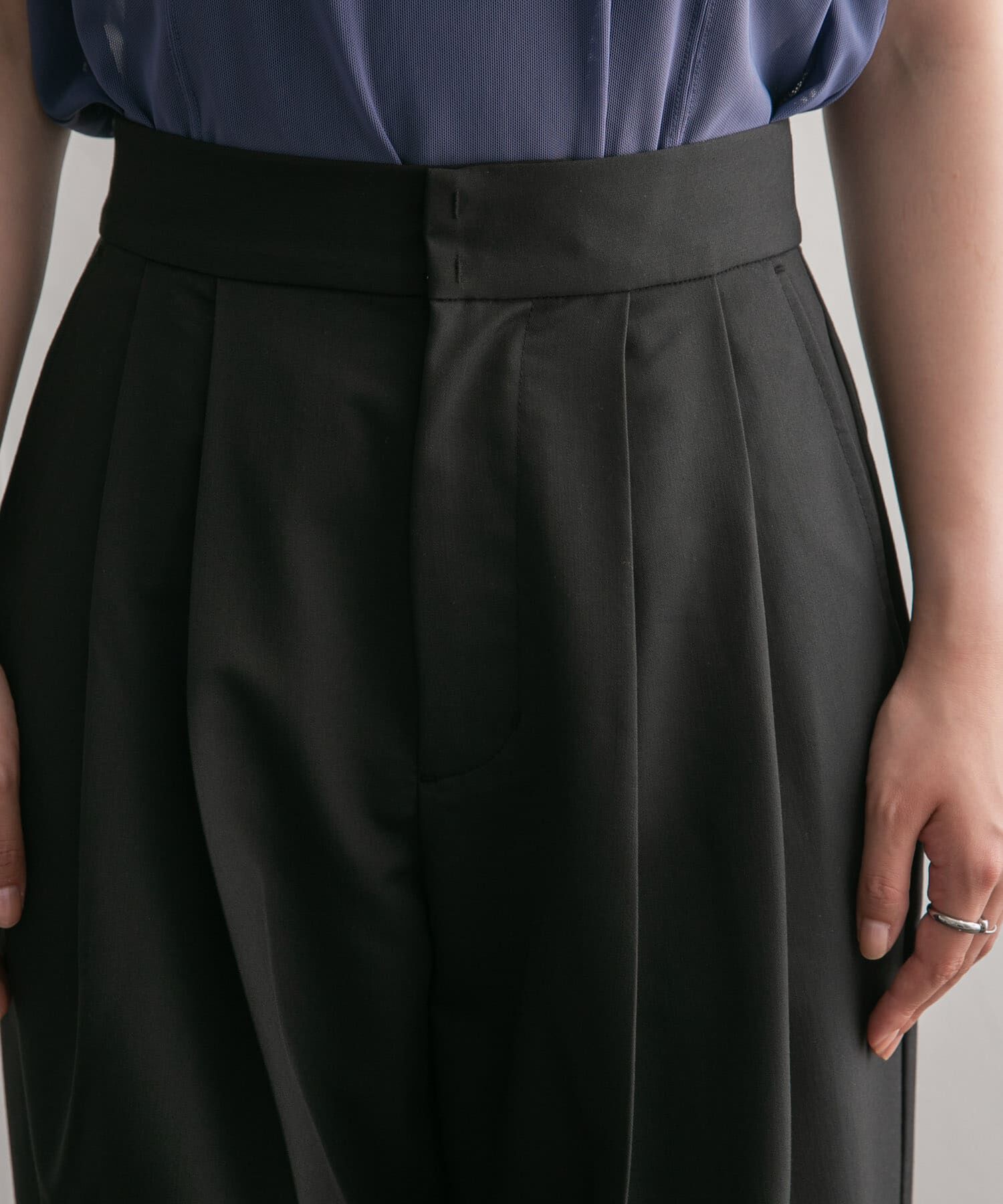  「レースヘムクロップドパンツ」|その他|