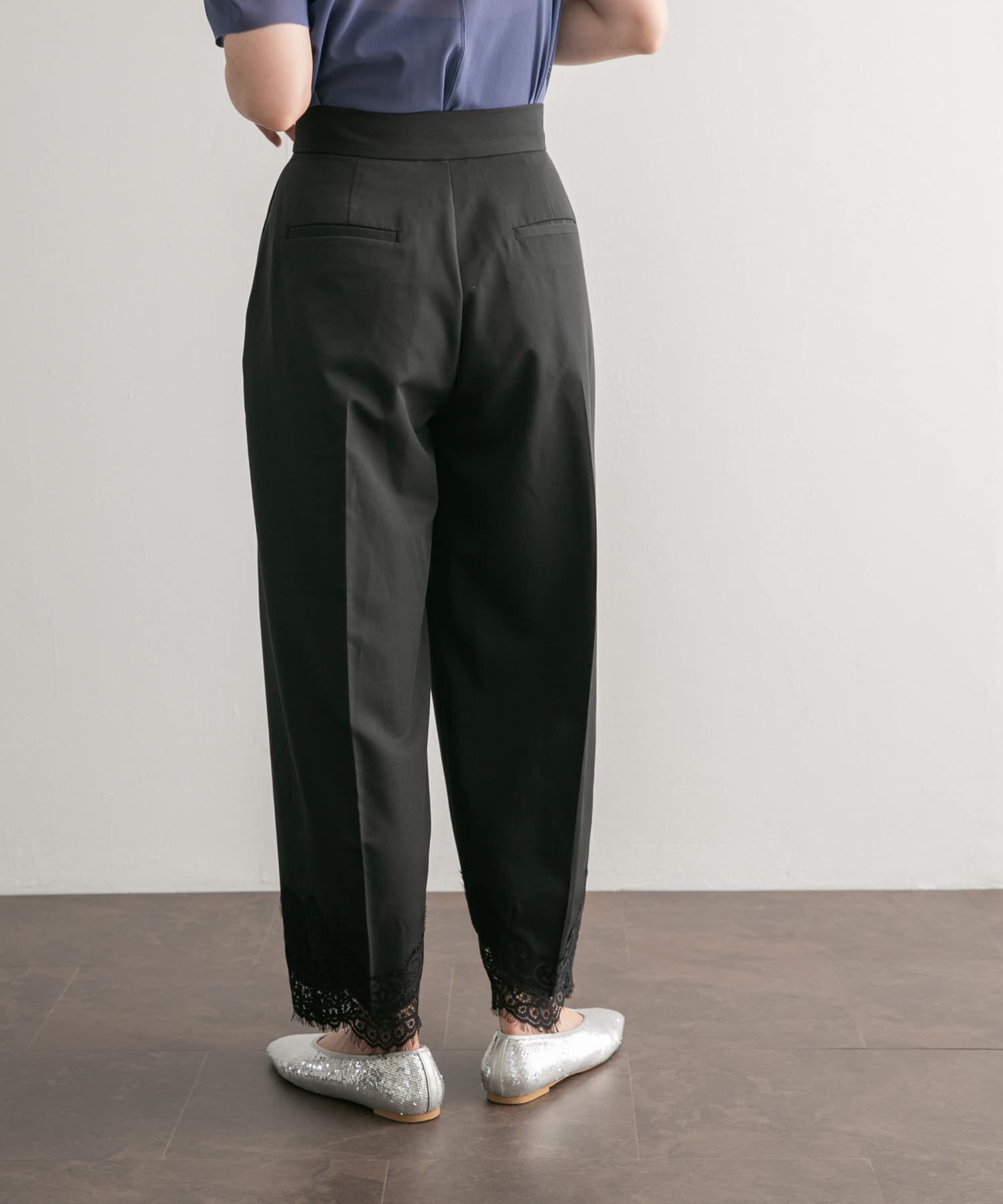  「レースヘムクロップドパンツ」|その他|