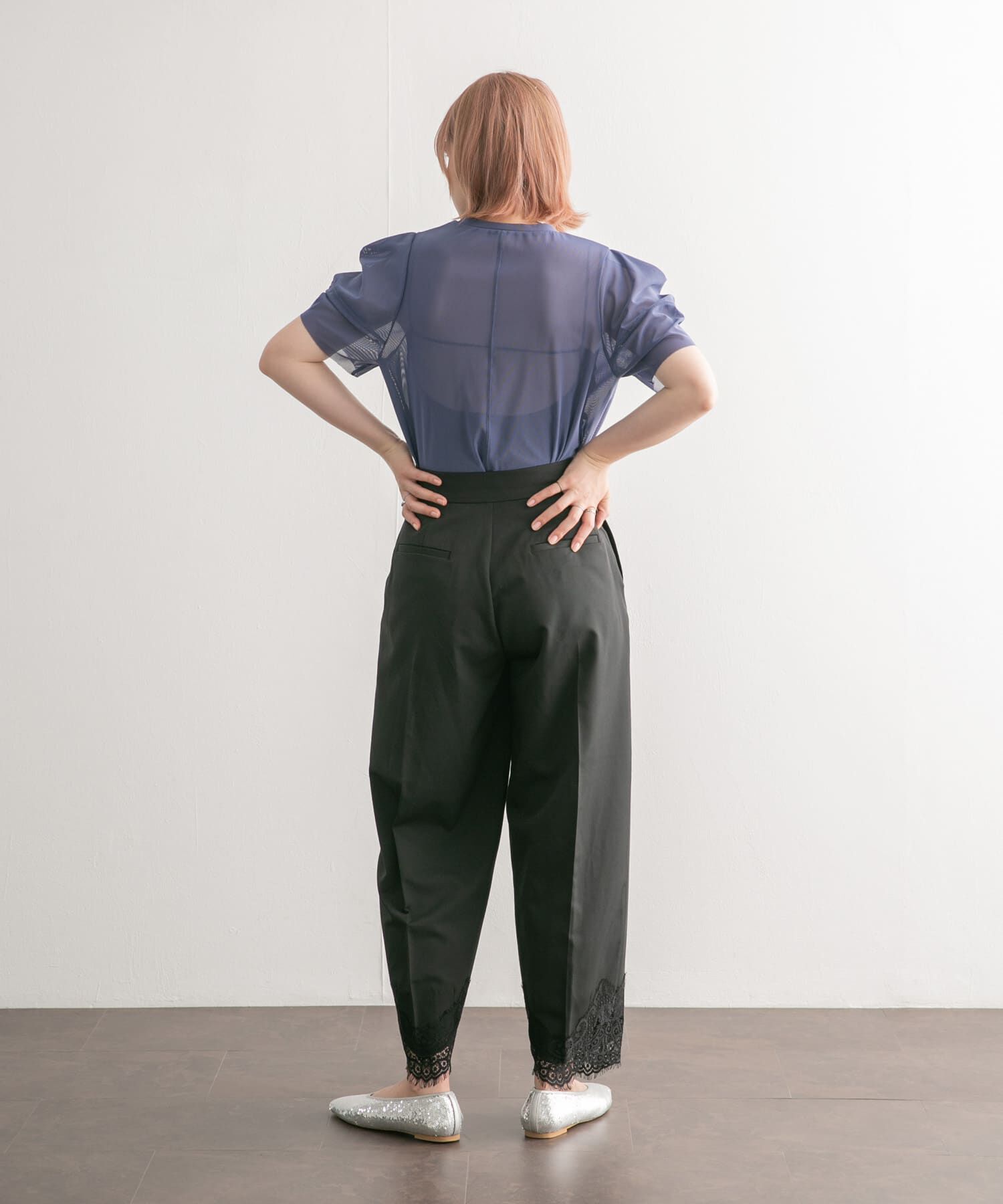  「レースヘムクロップドパンツ」|その他|