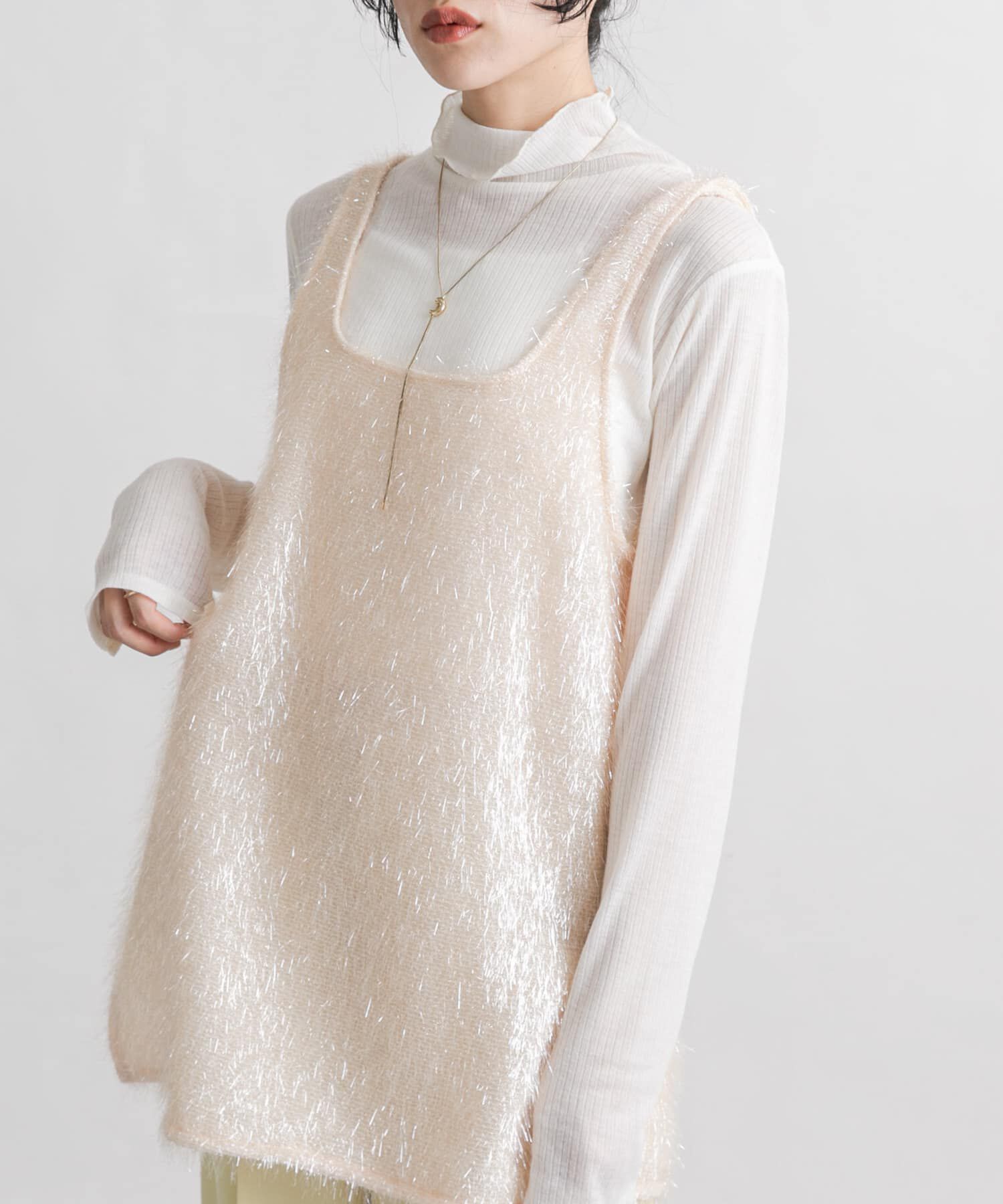  「グリッターフェザータンクトップ」|タンクトップ|