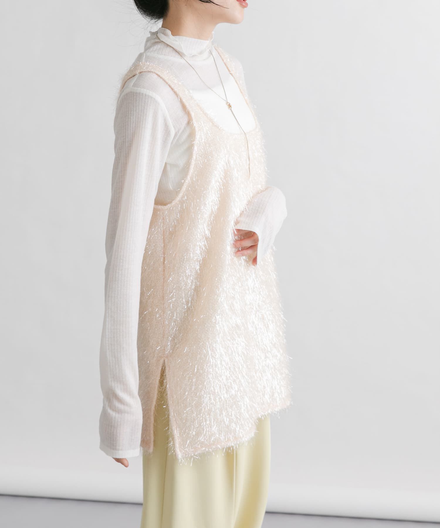  「グリッターフェザータンクトップ」|タンクトップ|