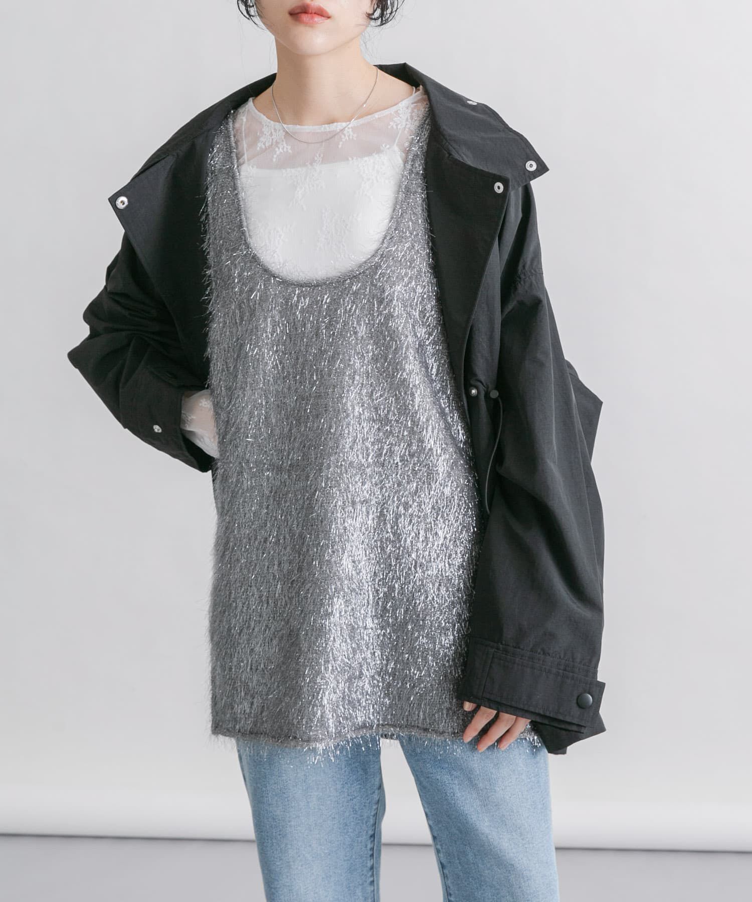  「グリッターフェザータンクトップ」|タンクトップ|