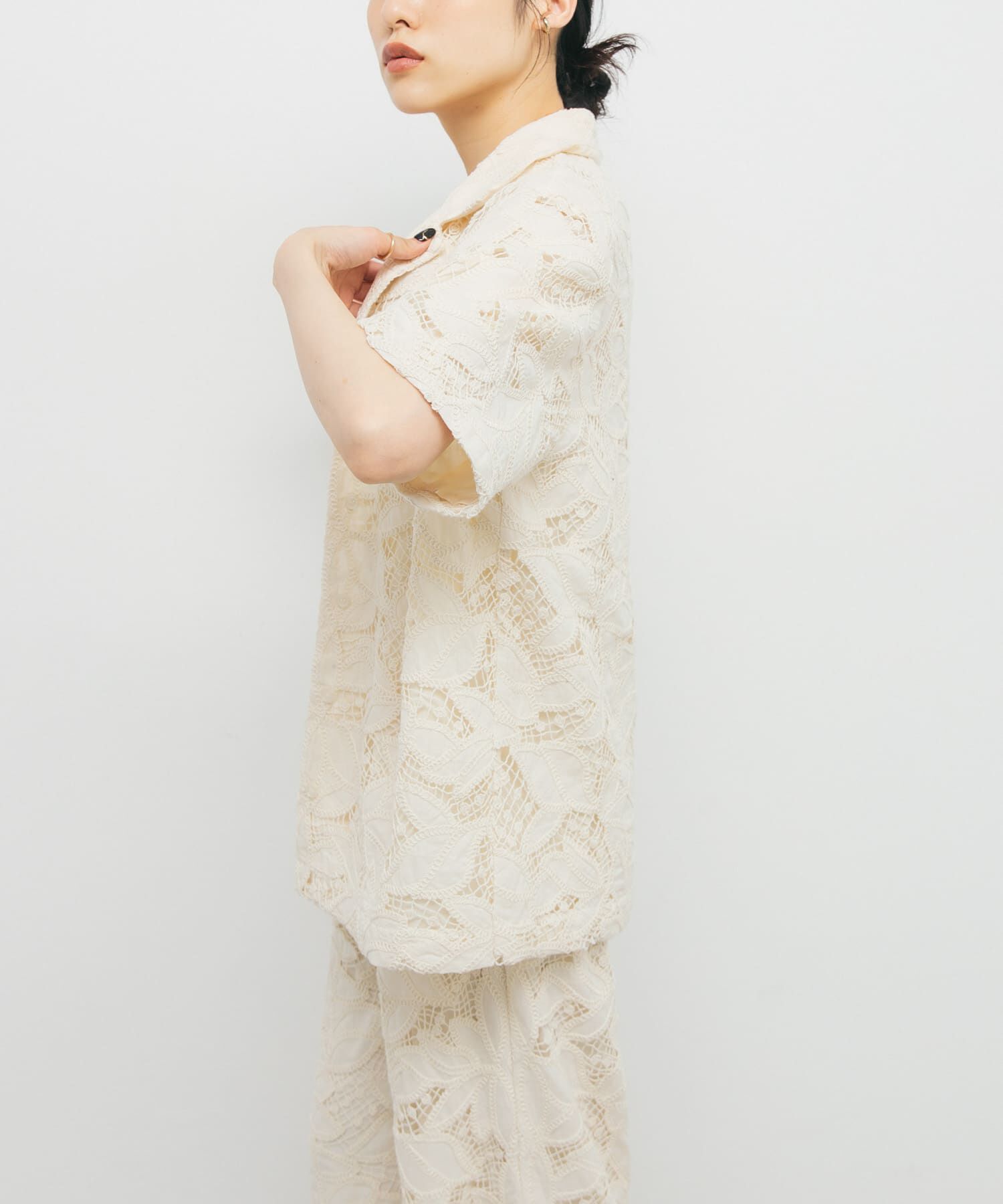  「ケミカルレースBIGシャツ」|シャツ・ブラウス|