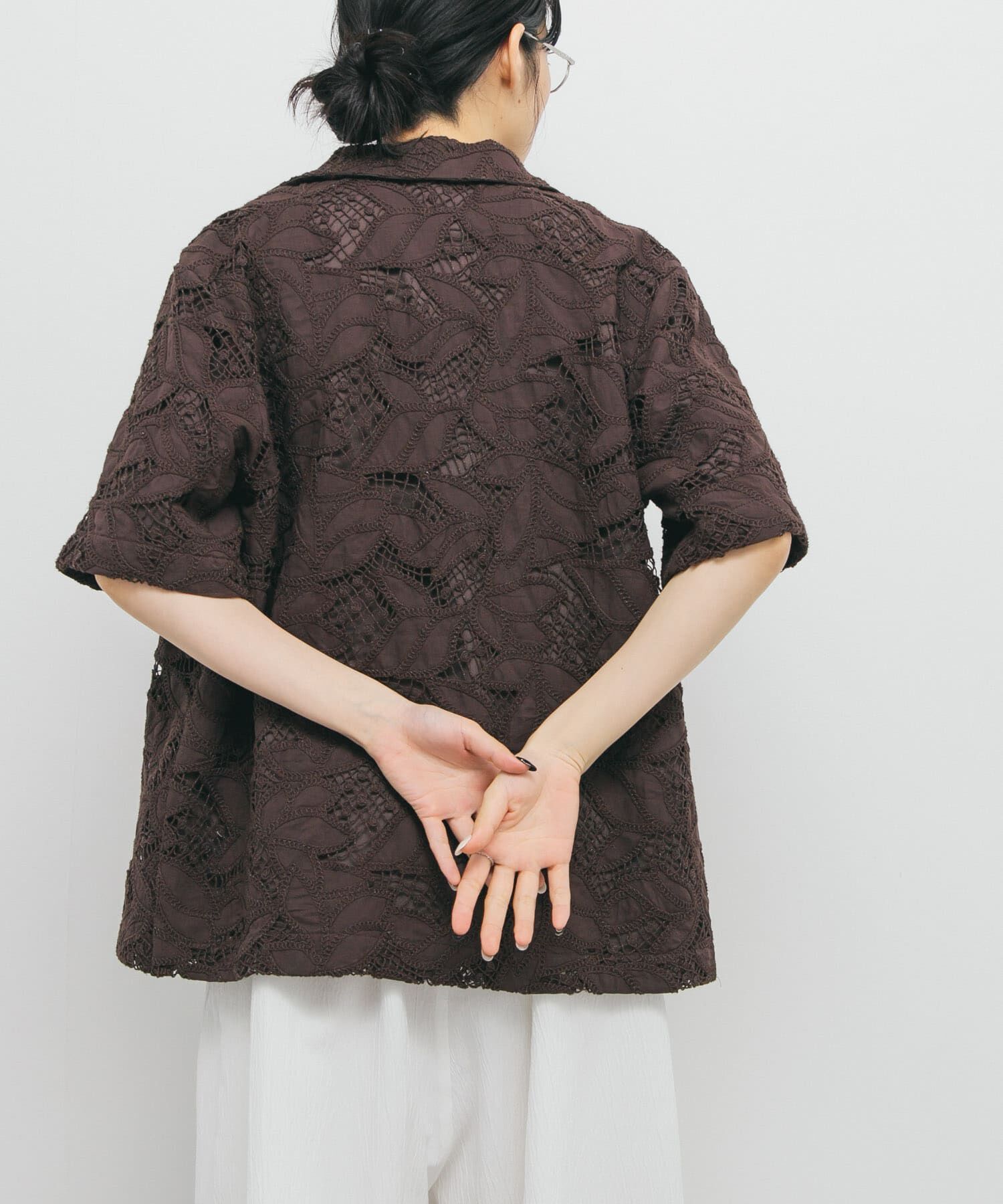  「ケミカルレースBIGシャツ」|シャツ・ブラウス|