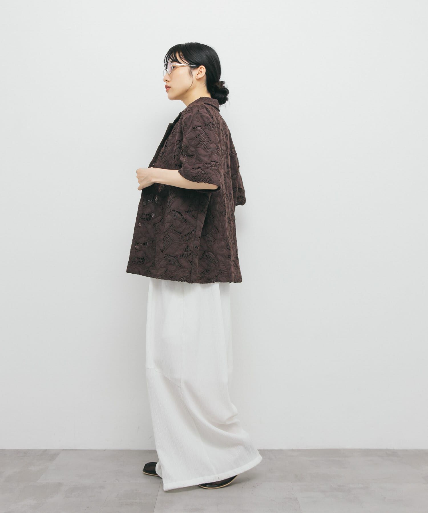  「ケミカルレースBIGシャツ」|シャツ・ブラウス|