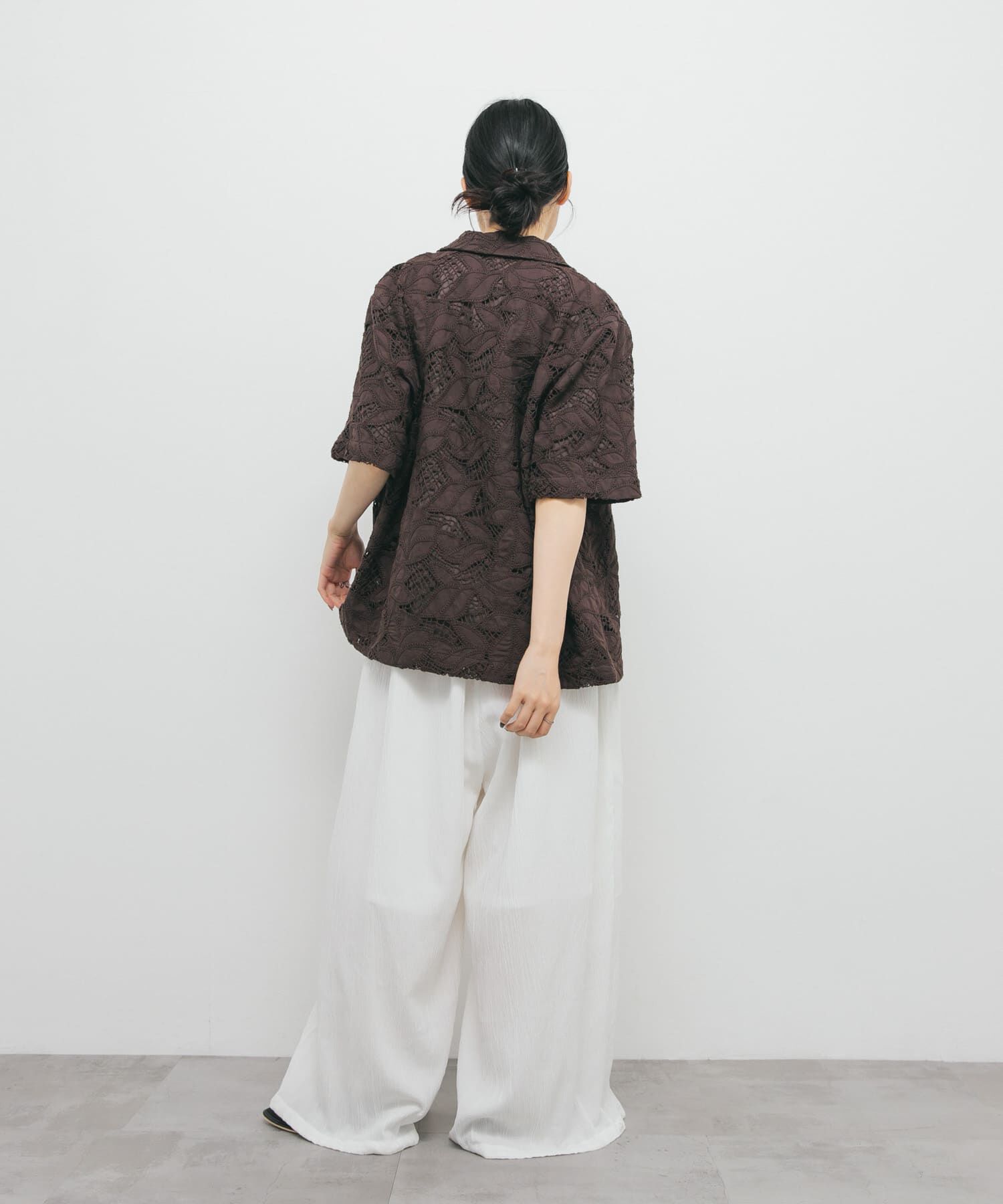  「ケミカルレースBIGシャツ」|シャツ・ブラウス|