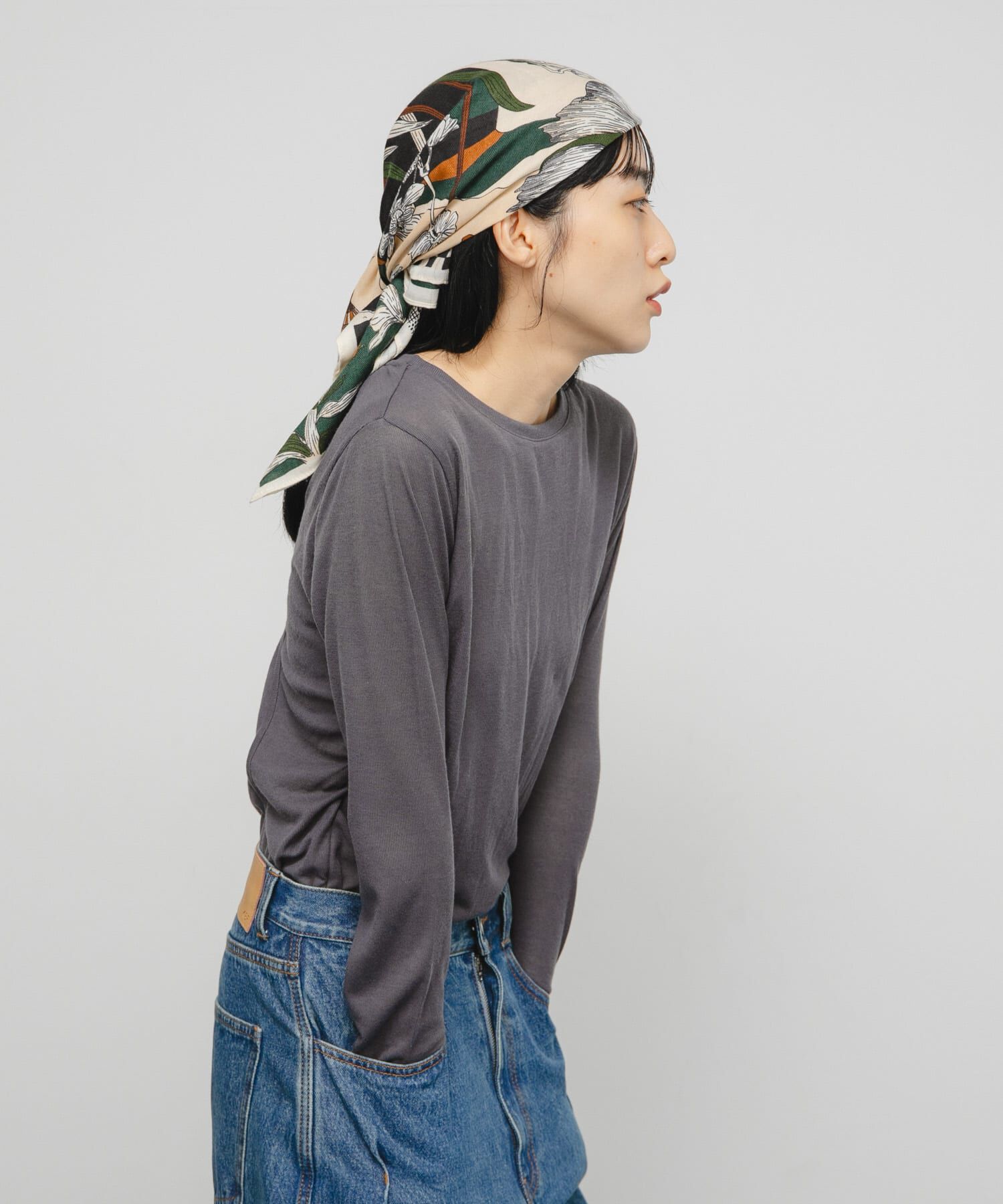  「シアーリブデザインカットソー」|Tシャツ・カットソー|