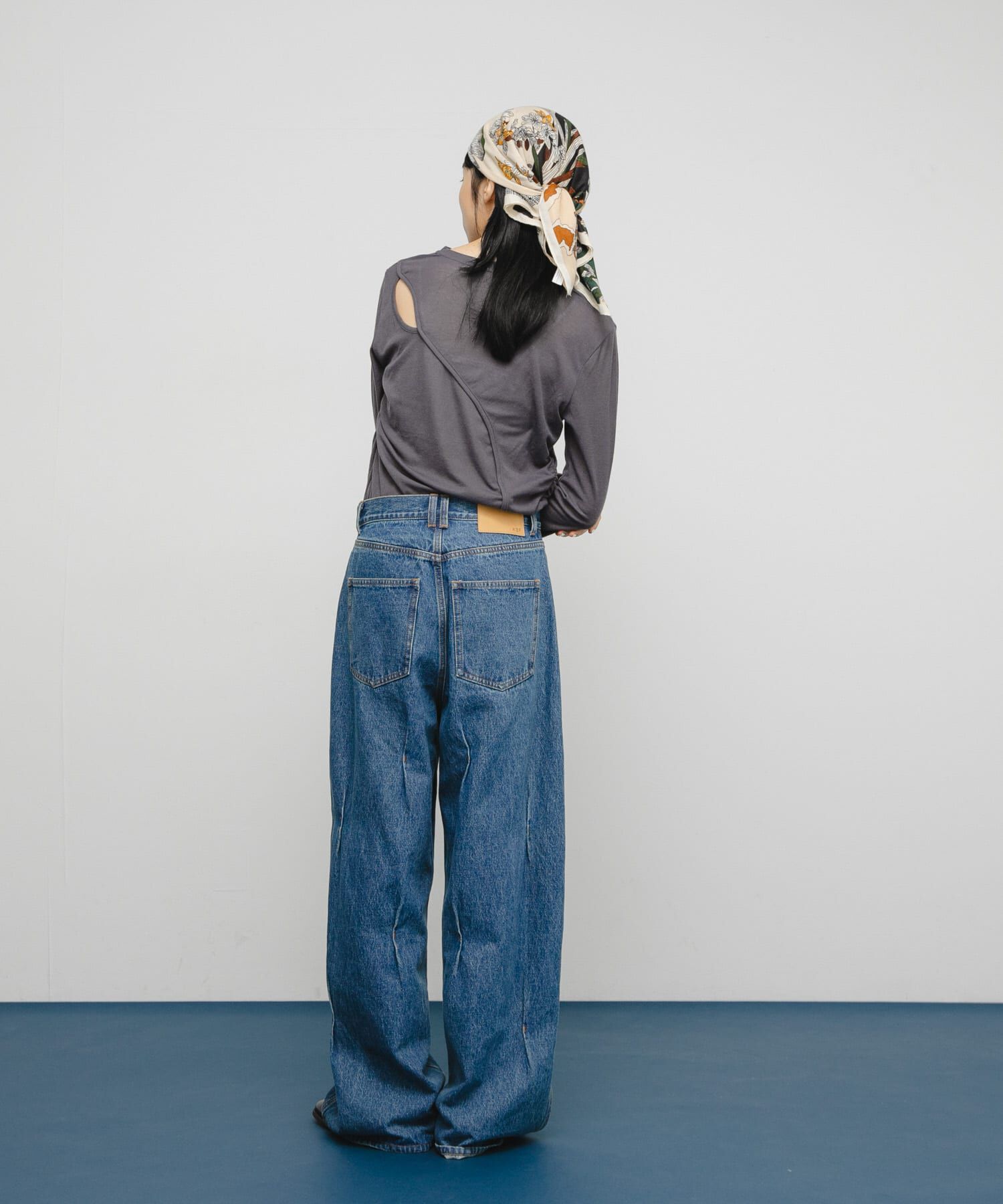  「シアーリブデザインカットソー」|Tシャツ・カットソー|