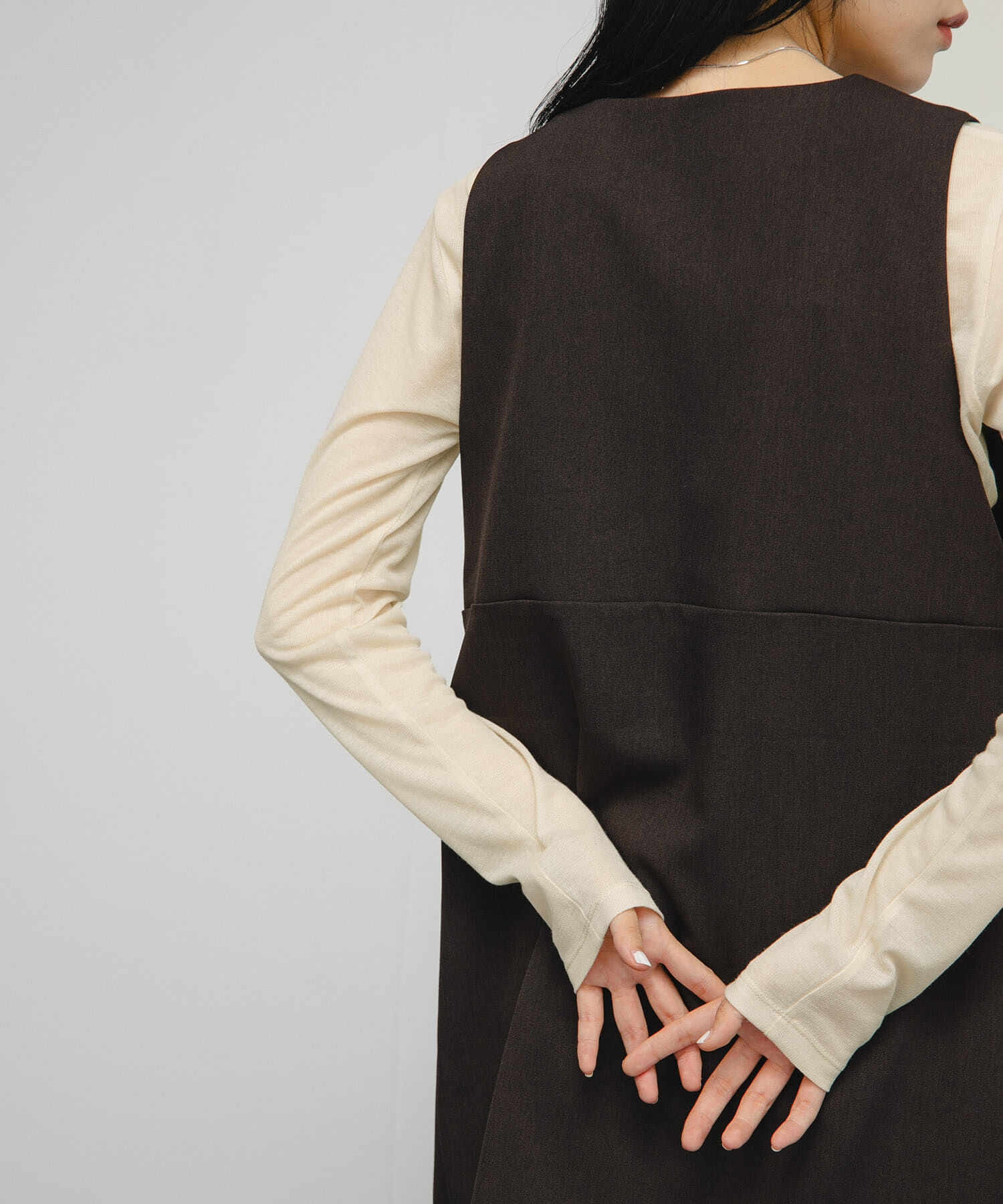  「シアーリブデザインカットソー」|Tシャツ・カットソー|